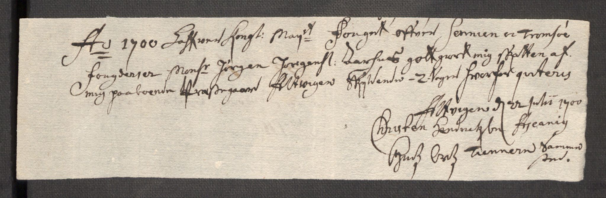 Rentekammeret inntil 1814, Reviderte regnskaper, Fogderegnskap, AV/RA-EA-4092/R68/L4755: Fogderegnskap Senja og Troms, 1700-1704, p. 76