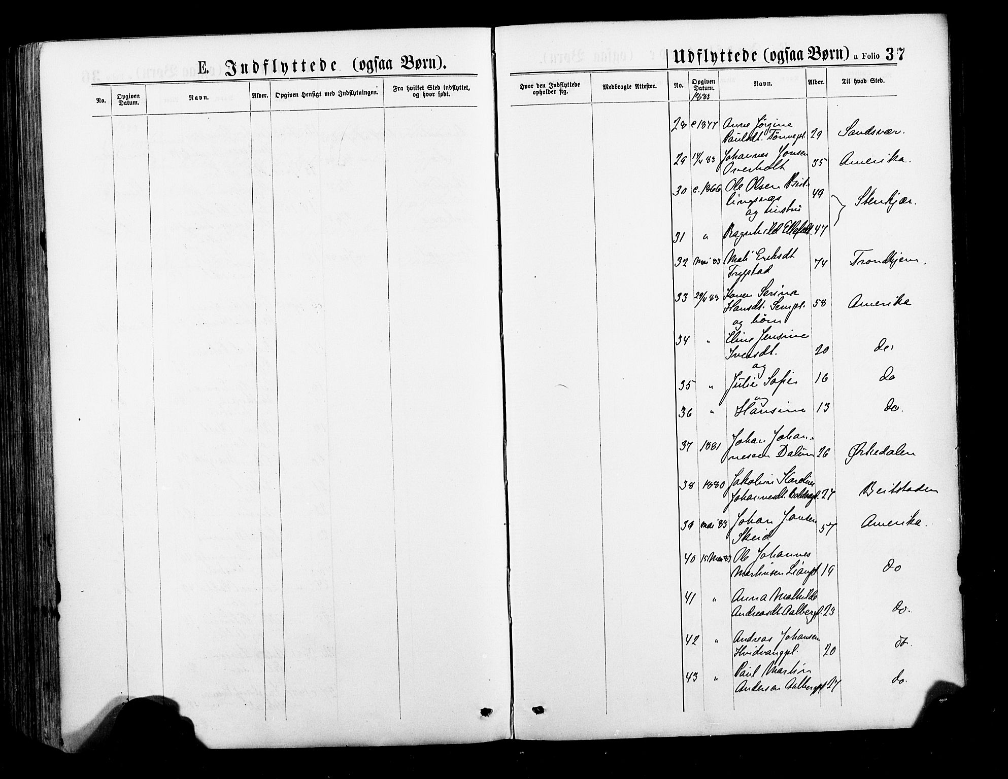 Ministerialprotokoller, klokkerbøker og fødselsregistre - Nord-Trøndelag, AV/SAT-A-1458/735/L0348: Parish register (official) no. 735A09 /1, 1873-1883, p. 37