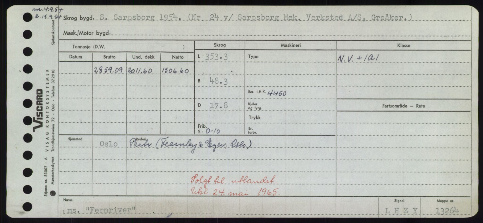 Sjøfartsdirektoratet med forløpere, Skipsmålingen, RA/S-1627/H/Hd/L0010: Fartøy, F-Fjø, p. 411