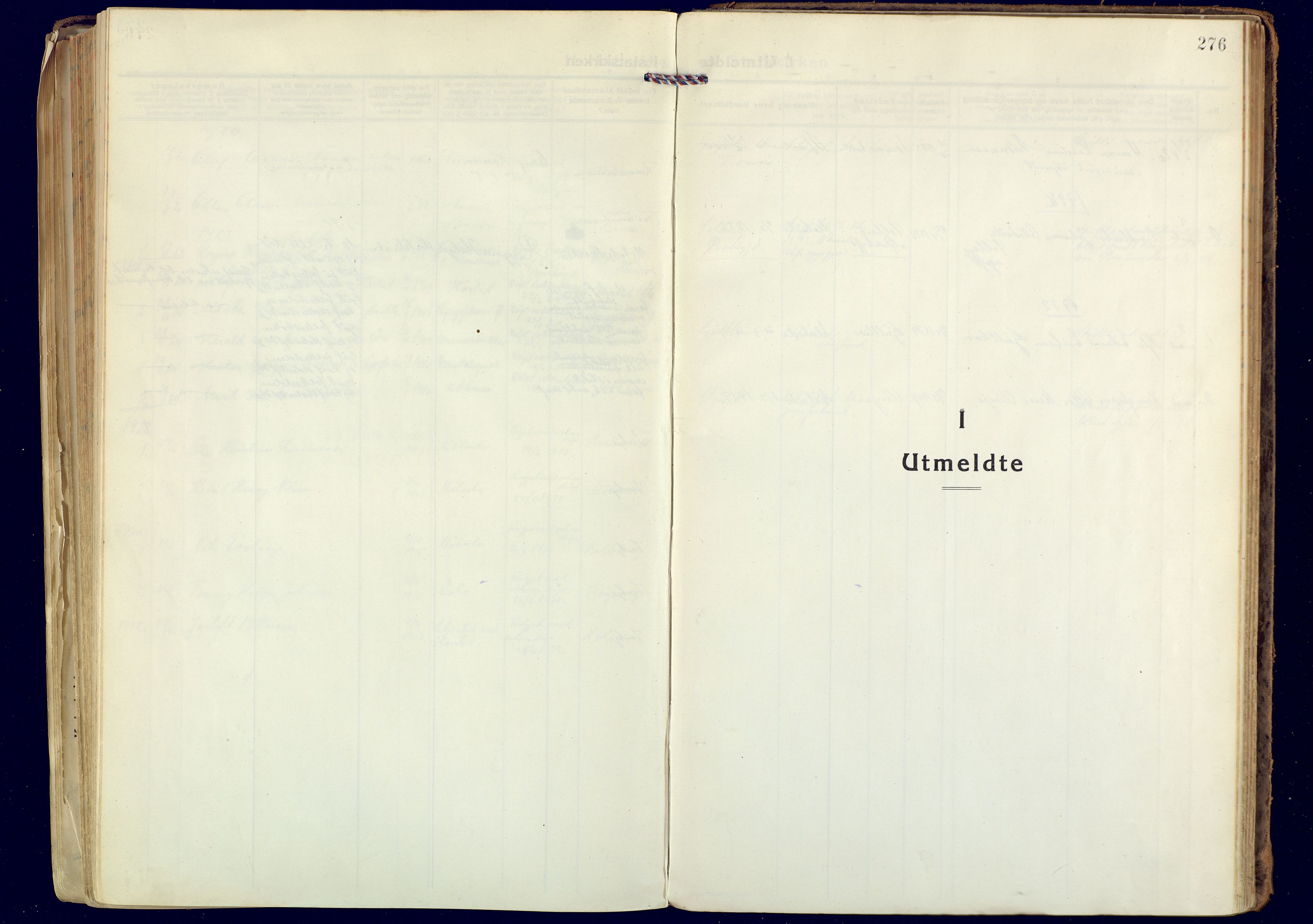 Målselv sokneprestembete, SATØ/S-1311/G/Ga/Gaa/L0014kirke: Parish register (official) no. 14, 1919-1932, p. 276