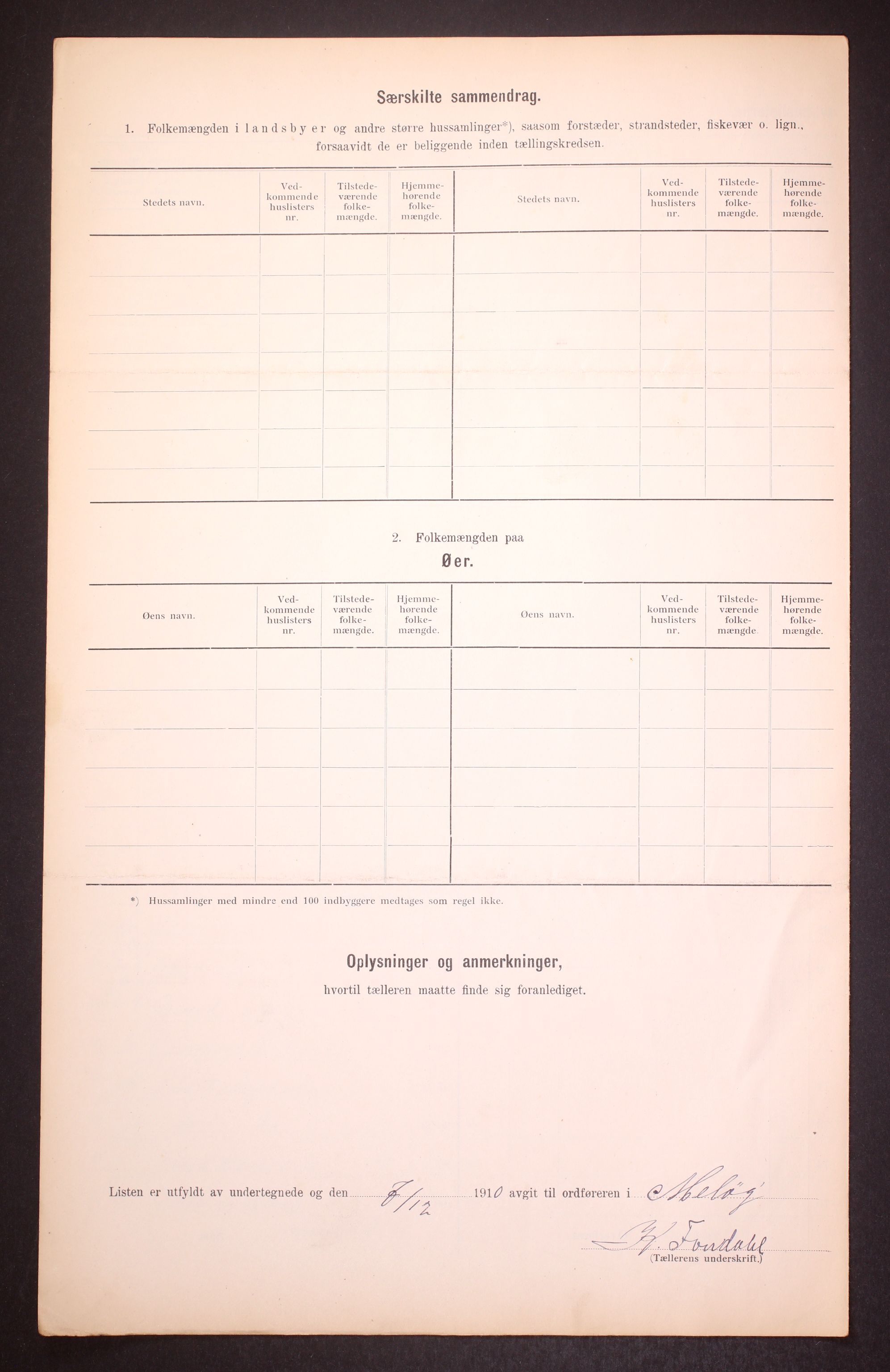 RA, 1910 census for Meløy, 1910, p. 12