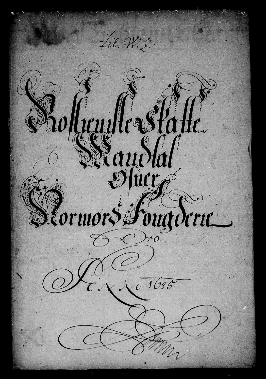 Rentekammeret inntil 1814, Reviderte regnskaper, Stiftamtstueregnskaper, Trondheim stiftamt og Nordland amt, AV/RA-EA-6044/R/Rg/L0081: Trondheim stiftamt og Nordland amt, 1685