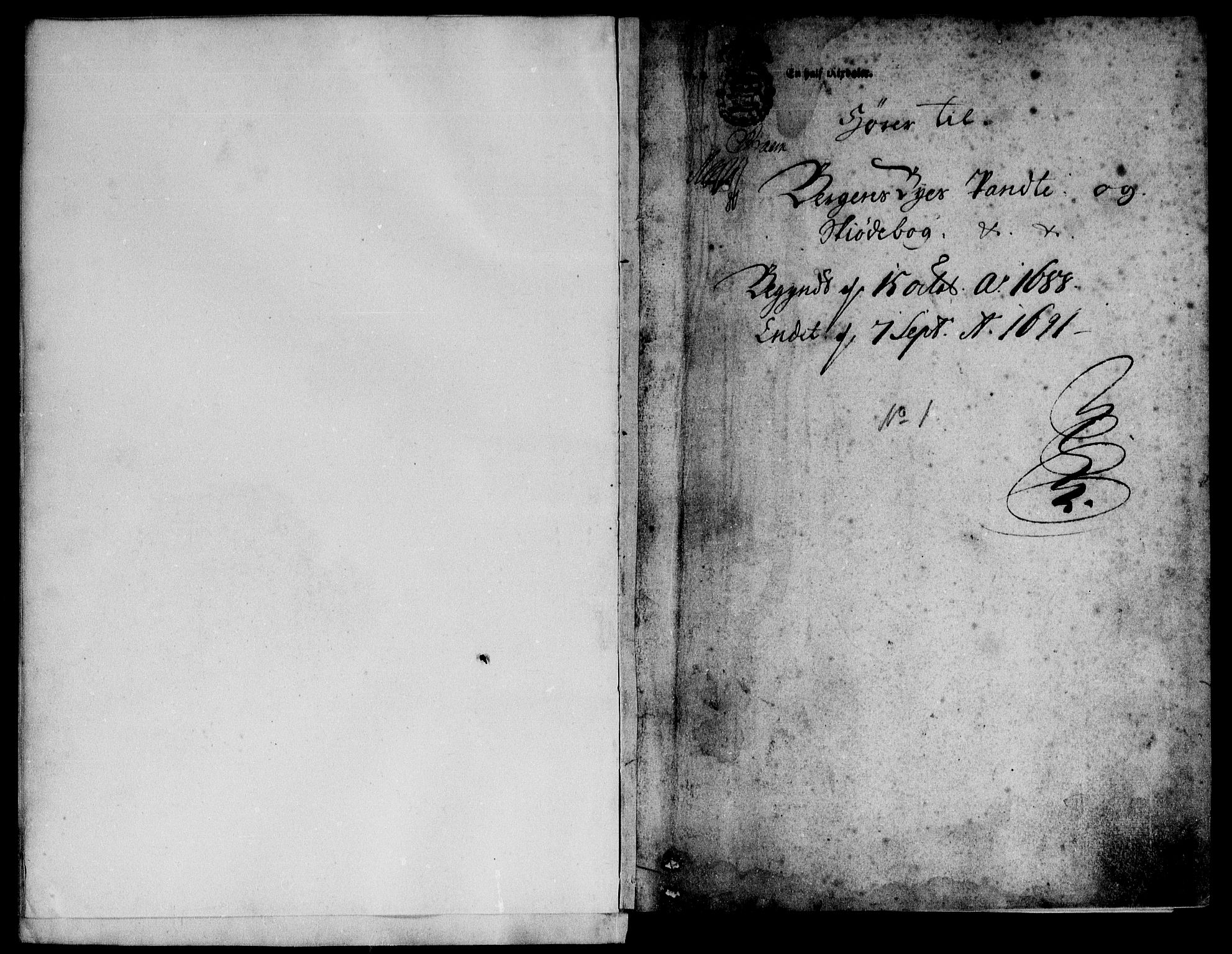Byfogd og Byskriver i Bergen, SAB/A-3401/03/03Ba: Mortgage book no. II.B.a.1c, 1688-1690