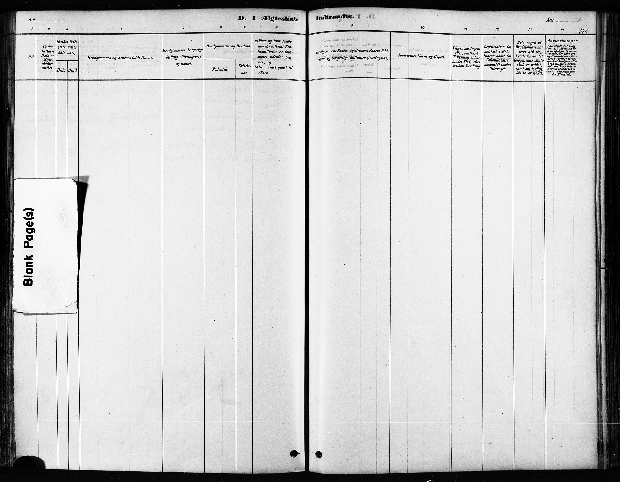 Kvæfjord sokneprestkontor, AV/SATØ-S-1323/G/Ga/Gaa/L0005kirke: Parish register (official) no. 5, 1878-1894, p. 270