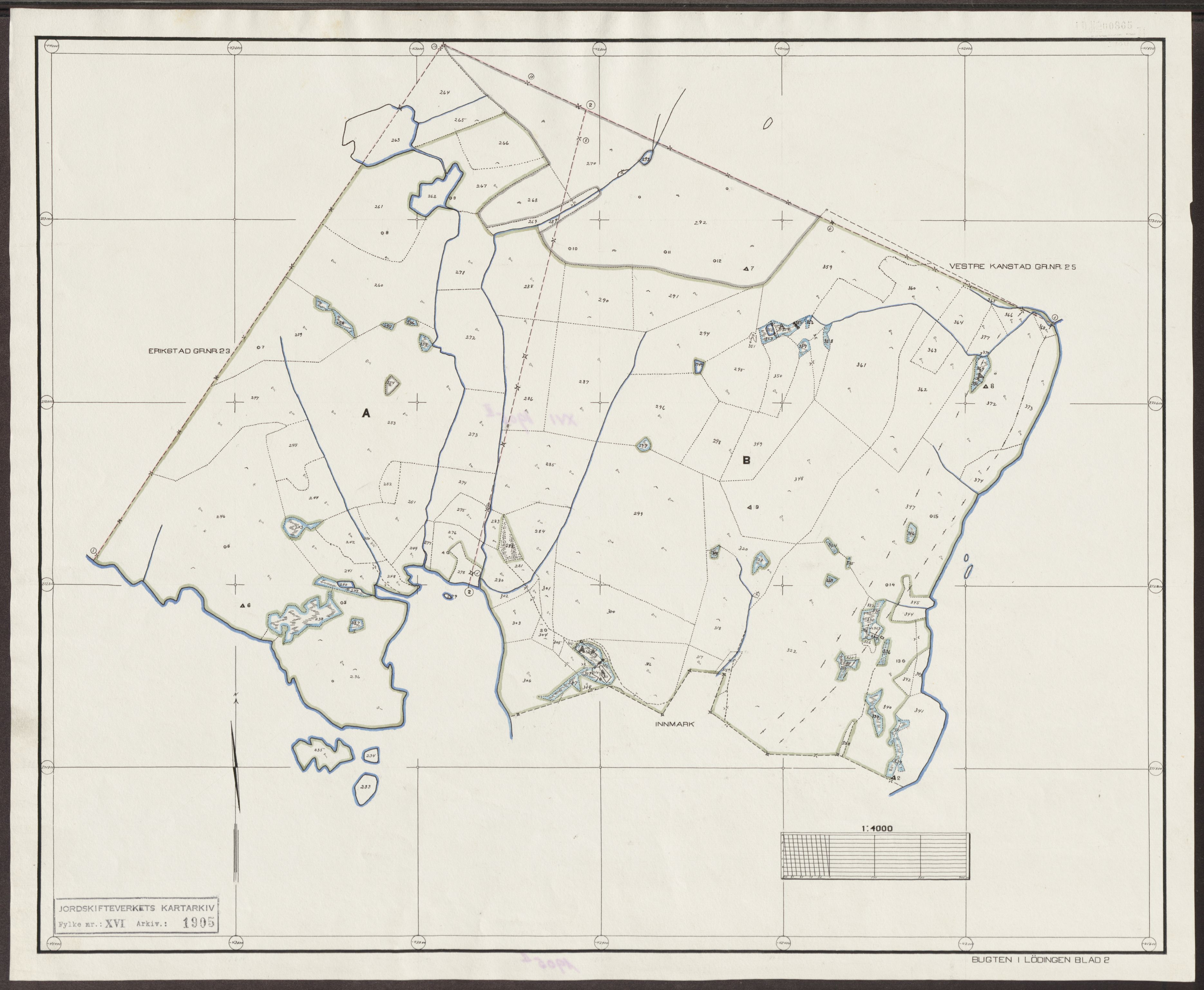 Jordskifteverkets kartarkiv, AV/RA-S-3929/T, 1859-1988, p. 2304
