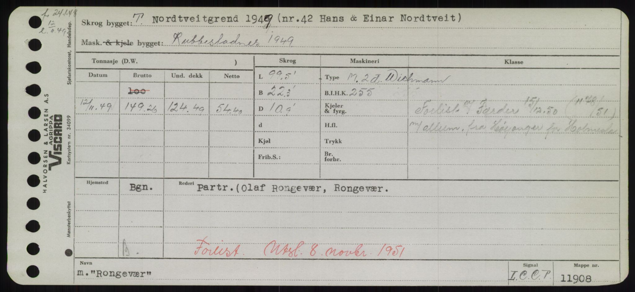 Sjøfartsdirektoratet med forløpere, Skipsmålingen, RA/S-1627/H/Hd/L0031: Fartøy, Rju-Sam, p. 147