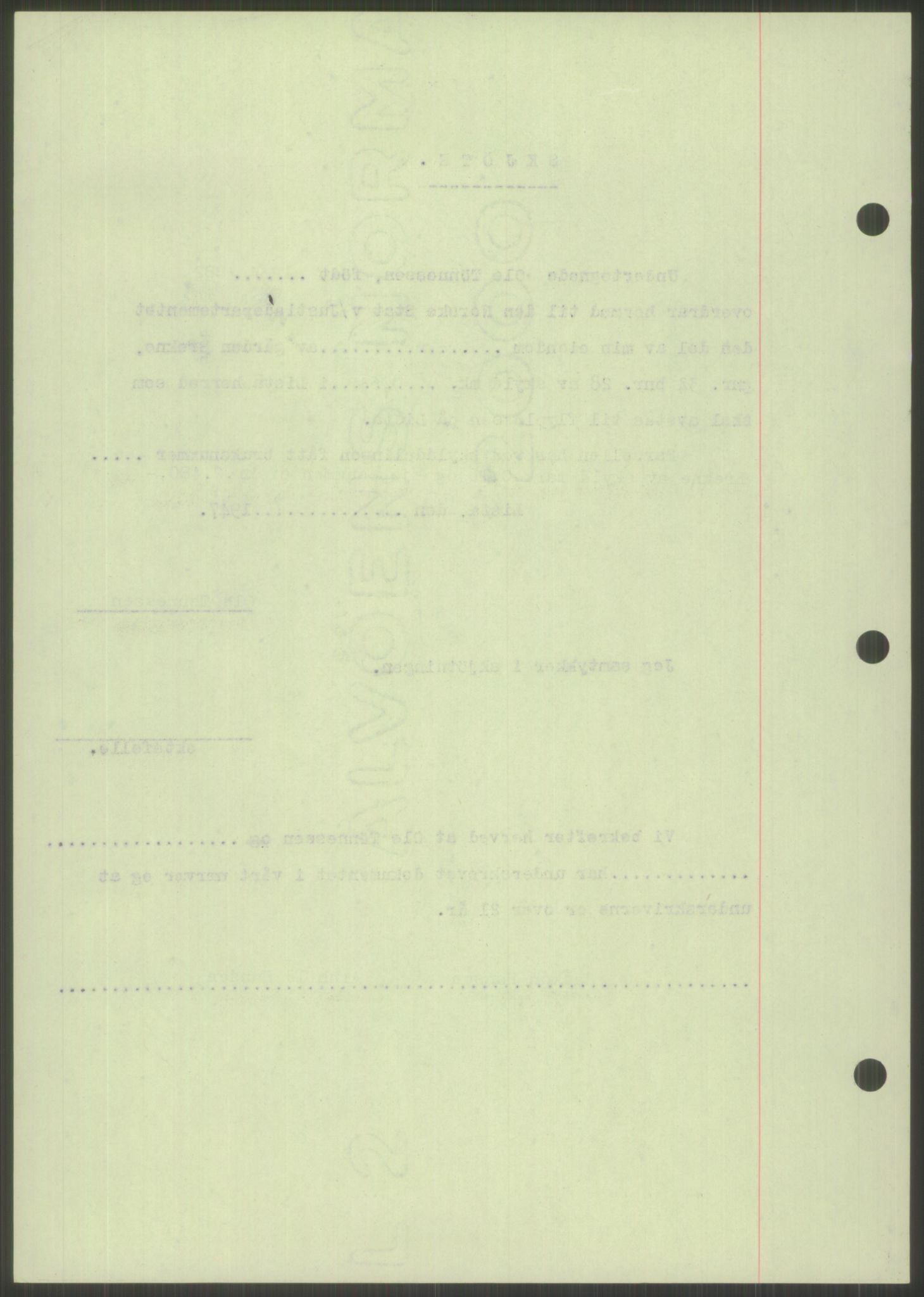 Forsvarsdepartementet, 10. kontor / Oppgjørskontoret, AV/RA-RAFA-1225/D/Db/L0182: Lista oppgjørskontor, 1942-1950, p. 102