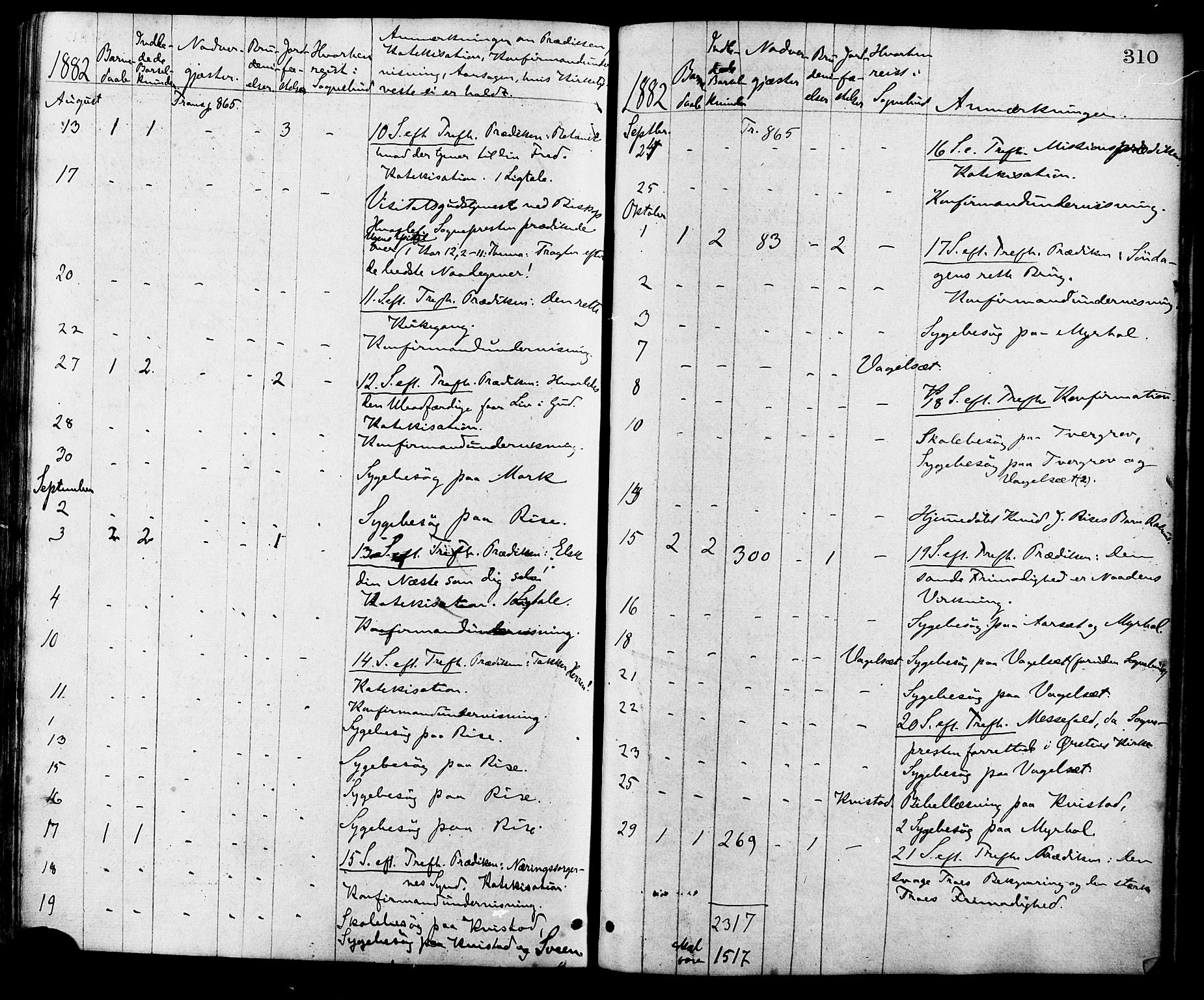 Ministerialprotokoller, klokkerbøker og fødselsregistre - Møre og Romsdal, AV/SAT-A-1454/515/L0210: Parish register (official) no. 515A06, 1868-1885, p. 310