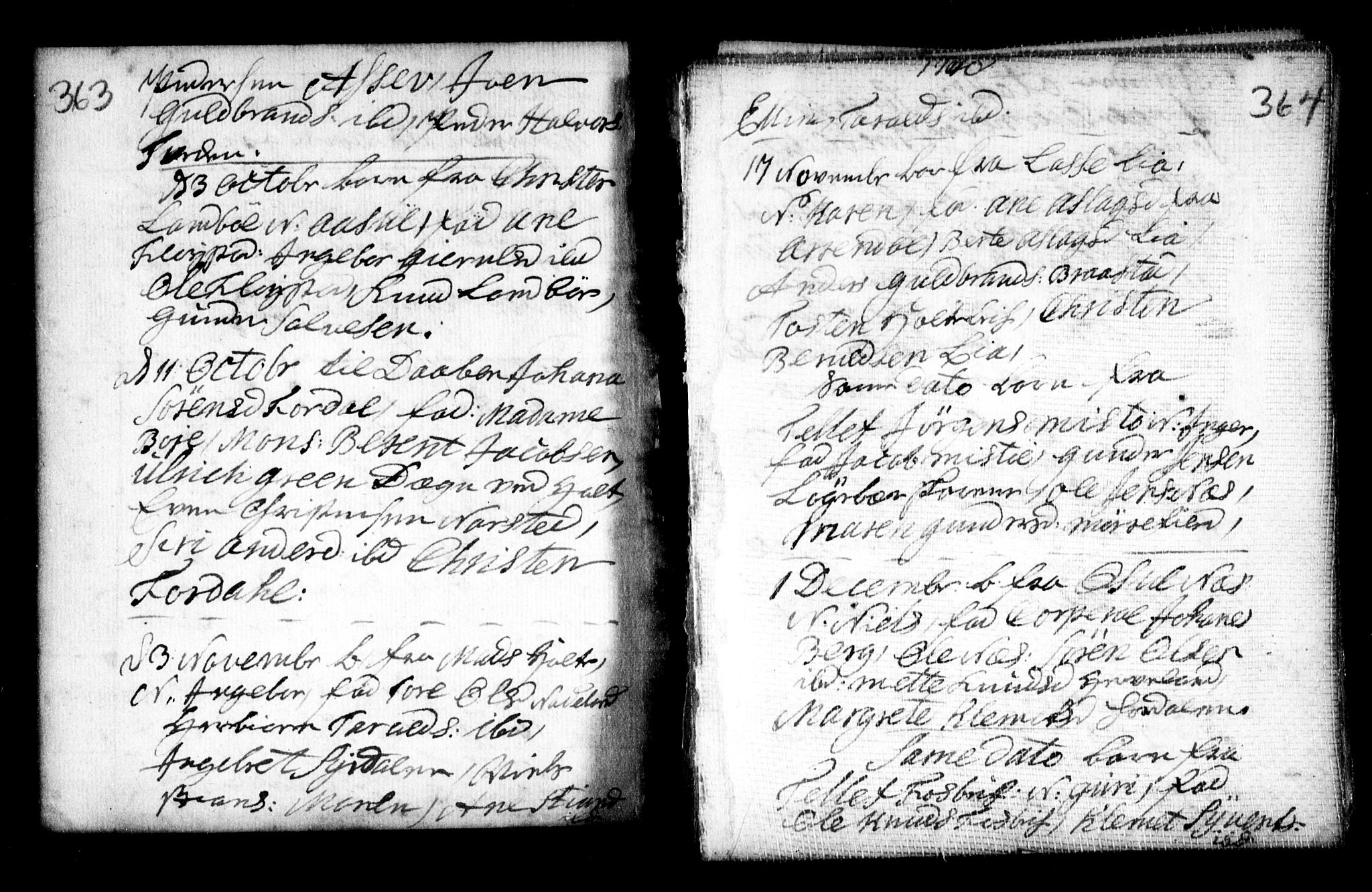 Holt sokneprestkontor, AV/SAK-1111-0021/F/Fa/L0002: Parish register (official) no. A 2, 1739-1753, p. 363-364