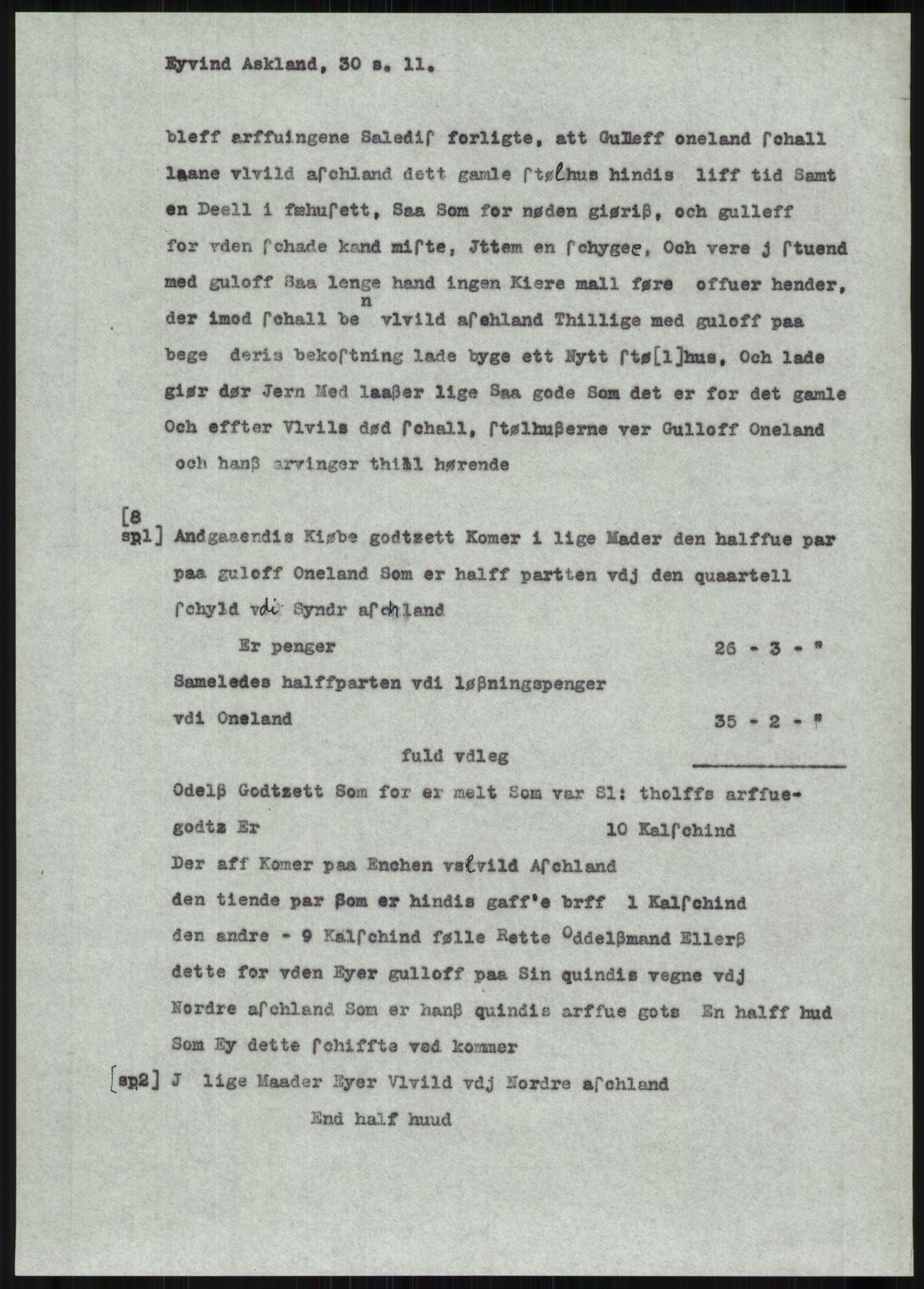 Samlinger til kildeutgivelse, Diplomavskriftsamlingen, AV/RA-EA-4053/H/Ha, p. 164