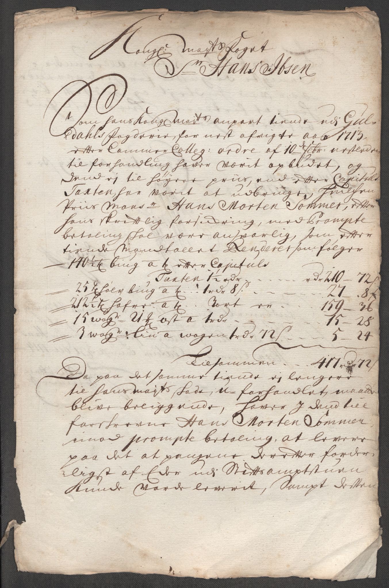 Rentekammeret inntil 1814, Reviderte regnskaper, Fogderegnskap, RA/EA-4092/R60/L3965: Fogderegnskap Orkdal og Gauldal, 1714, p. 527