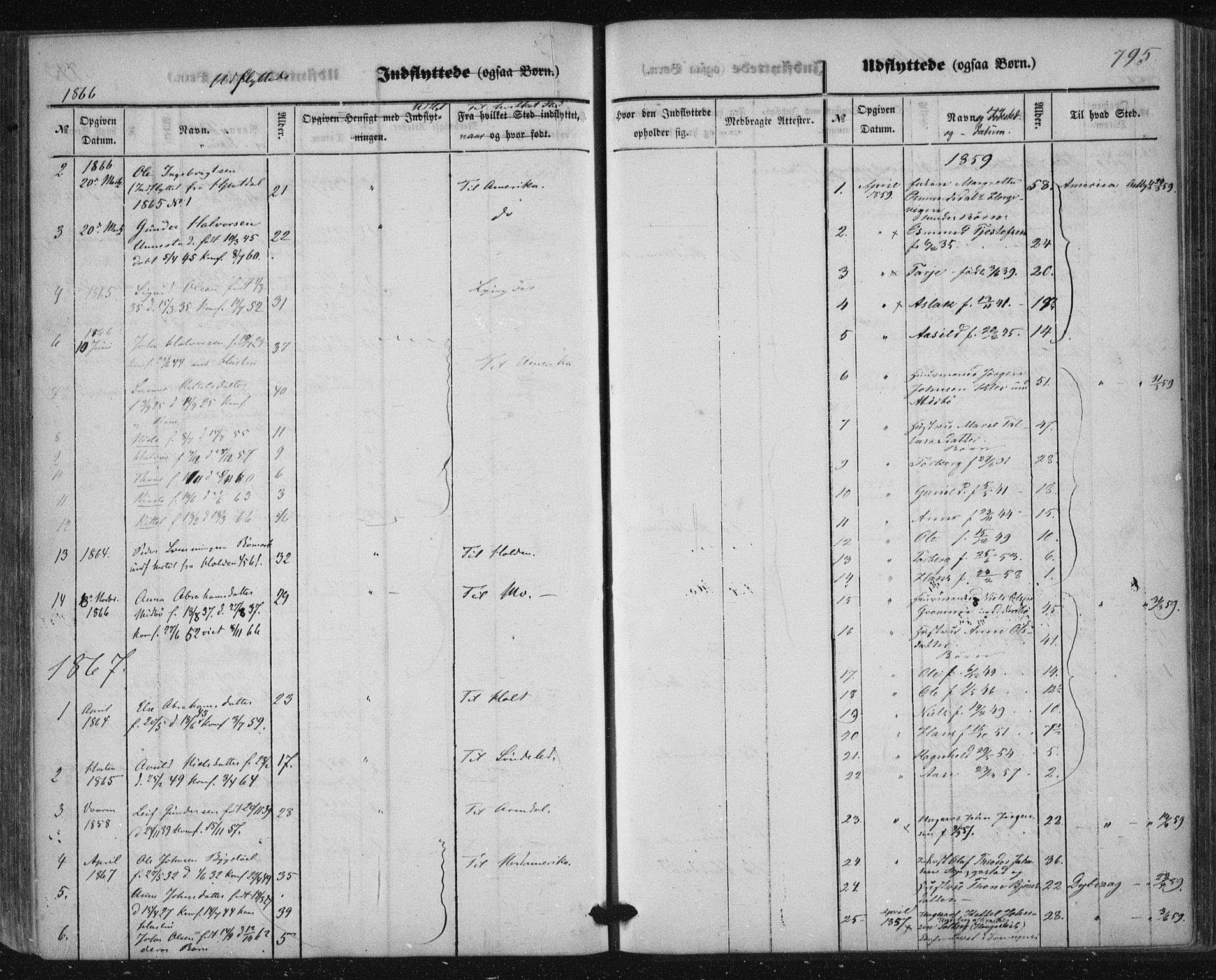 Nissedal kirkebøker, AV/SAKO-A-288/F/Fa/L0003: Parish register (official) no. I 3, 1846-1870, p. 794-795