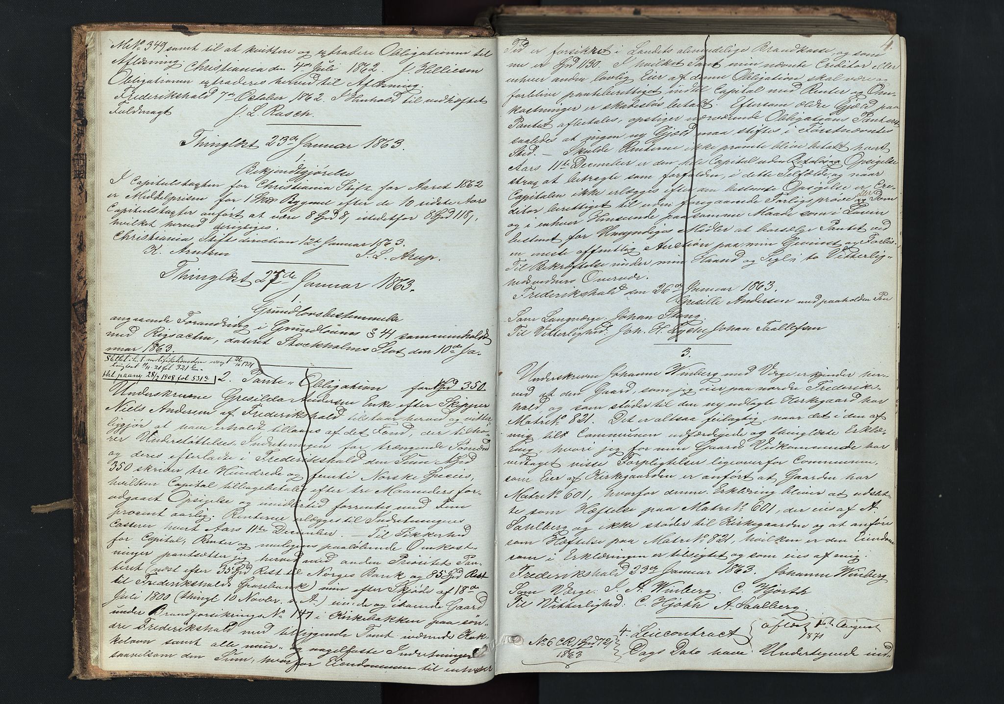 Halden byfogd, AV/SAO-A-10865/G/Gb/L0007: Mortgage book no. 7, 1863-1867, p. 4
