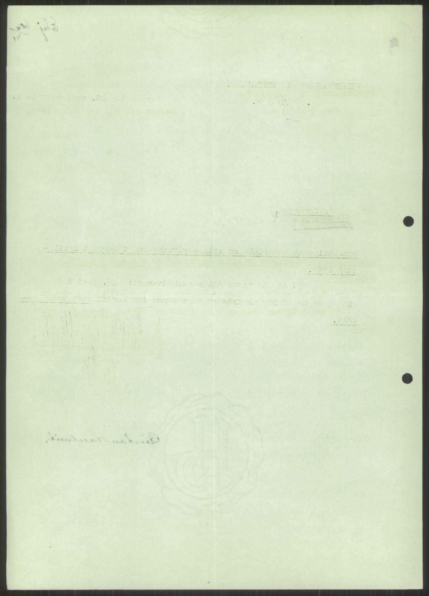 Forsvaret, Forsvarets krigshistoriske avdeling, AV/RA-RAFA-2017/Y/Ya/L0015: II-C-11-31 - Fylkesmenn.  Rapporter om krigsbegivenhetene 1940., 1940, p. 291