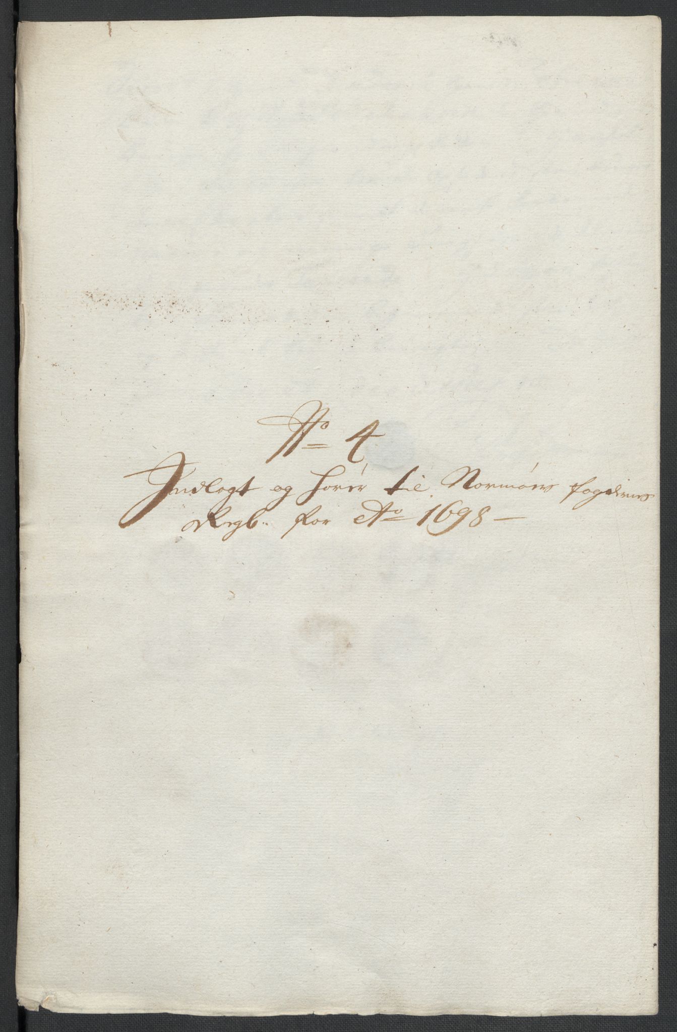 Rentekammeret inntil 1814, Reviderte regnskaper, Fogderegnskap, RA/EA-4092/R56/L3737: Fogderegnskap Nordmøre, 1697-1698, p. 315