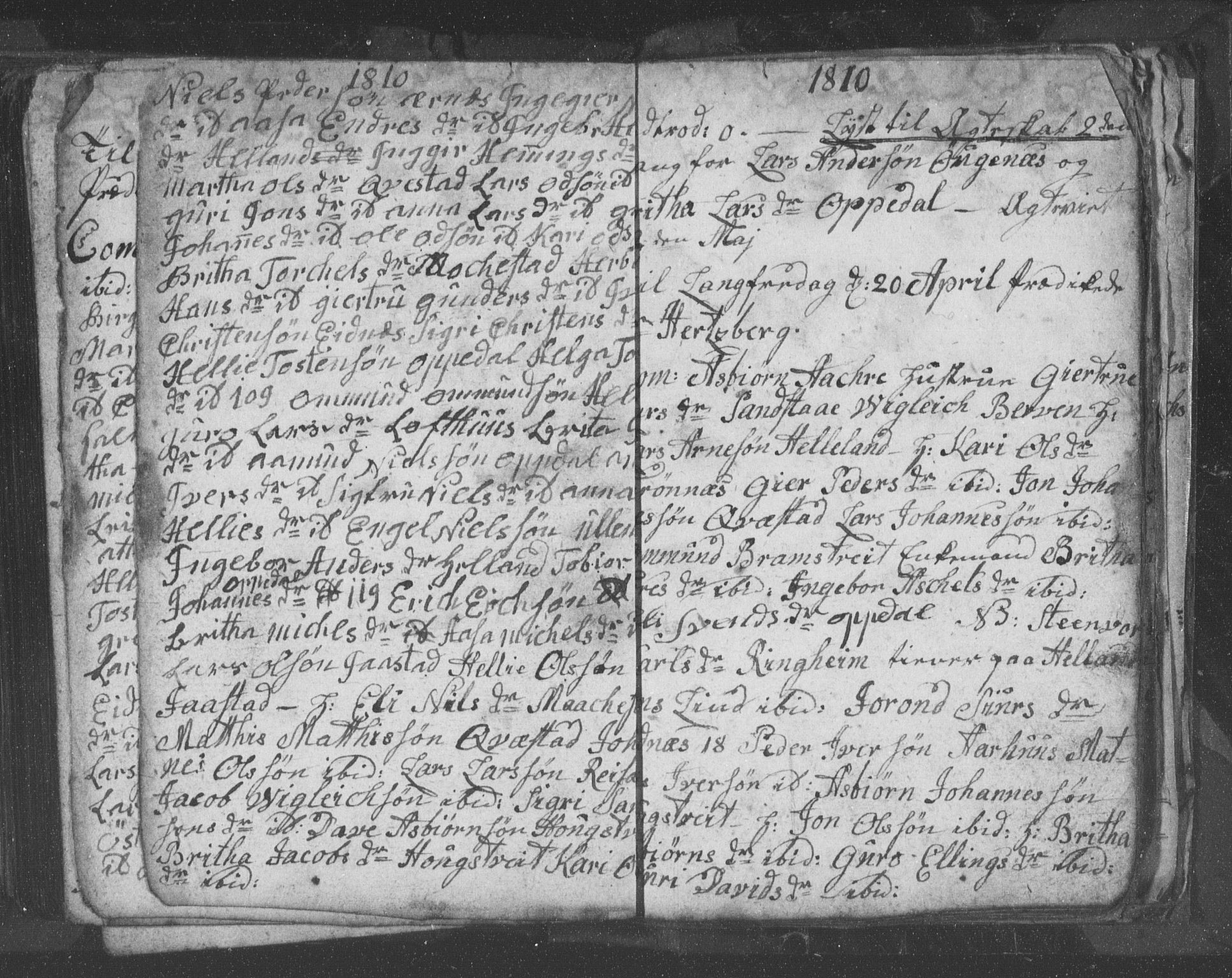 Ullensvang sokneprestembete, AV/SAB-A-78701/H/Hab: Parish register (copy) no. B 8, 1804-1811