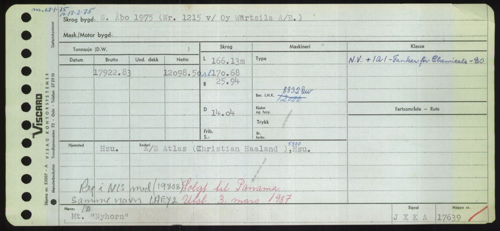 Sjøfartsdirektoratet med forløpere, Skipsmålingen, AV/RA-S-1627/H/Hd/L0027: Fartøy, Norhop-Nør, p. 457