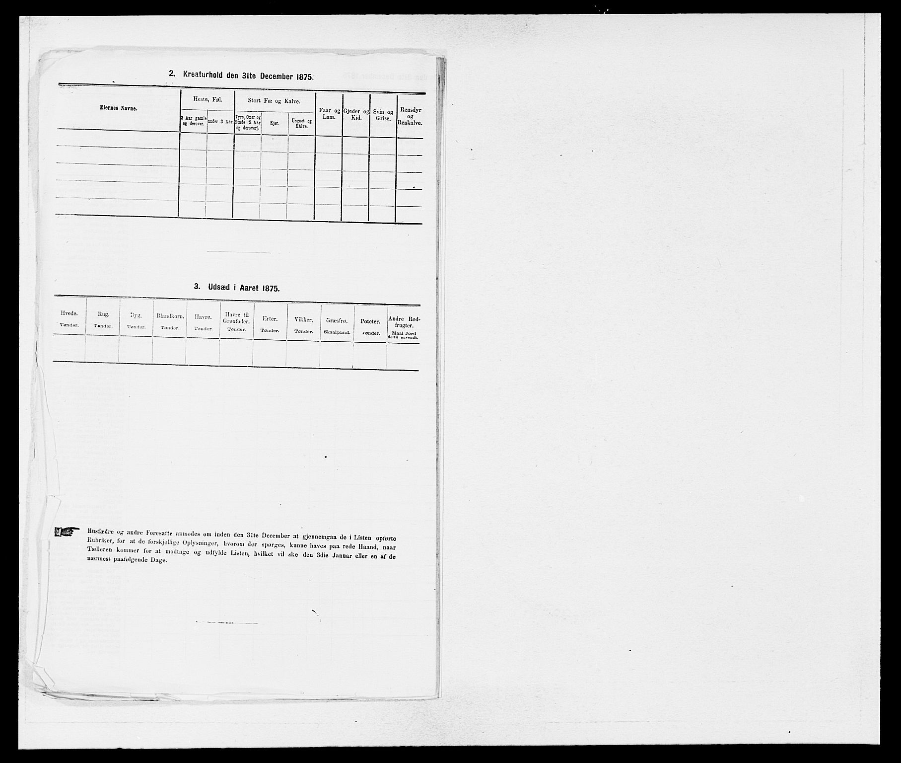 SAB, 1875 census for 1254P Hamre, 1875, p. 1698