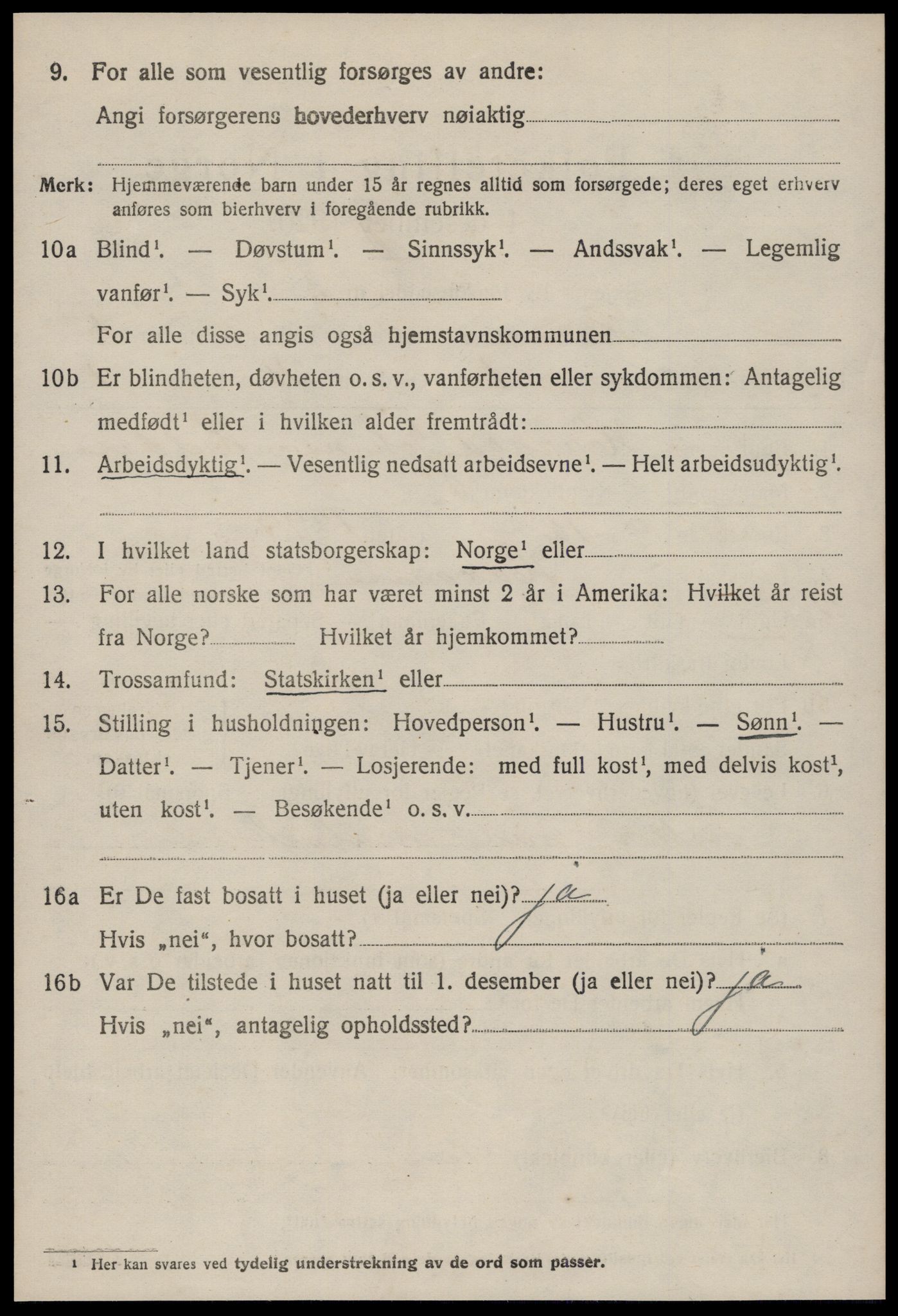 SAT, 1920 census for Haram, 1920, p. 2800