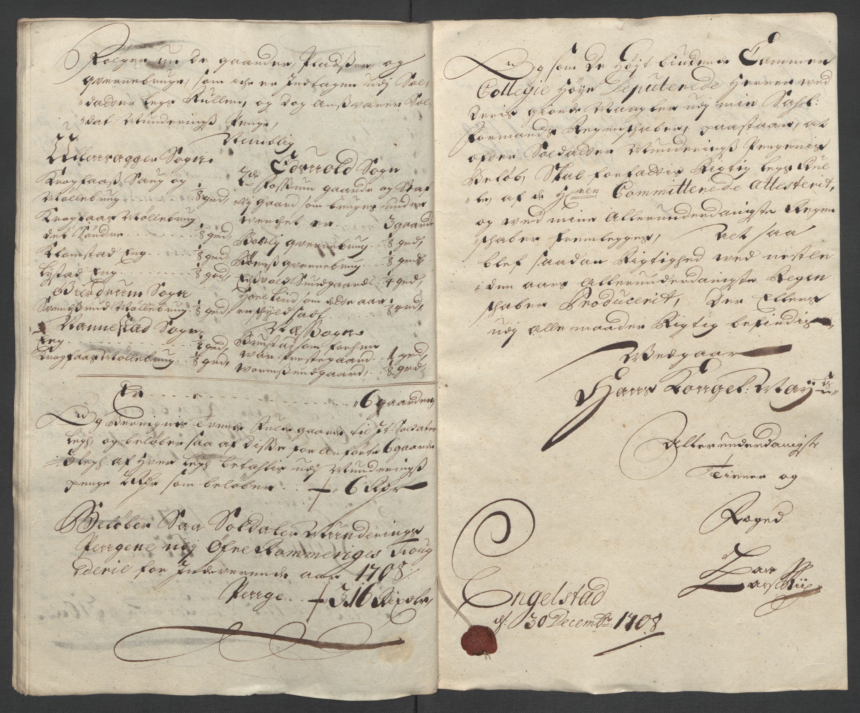 Rentekammeret inntil 1814, Reviderte regnskaper, Fogderegnskap, AV/RA-EA-4092/R12/L0719: Fogderegnskap Øvre Romerike, 1708-1709, p. 162