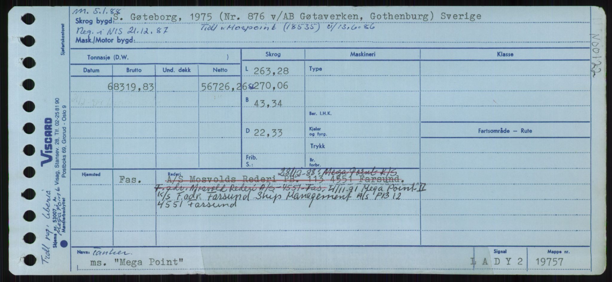 Sjøfartsdirektoratet med forløpere, Skipsmålingen, RA/S-1627/H/Ha/L0004/0001: Fartøy, Mas-R / Fartøy, Mas-Odd, p. 51