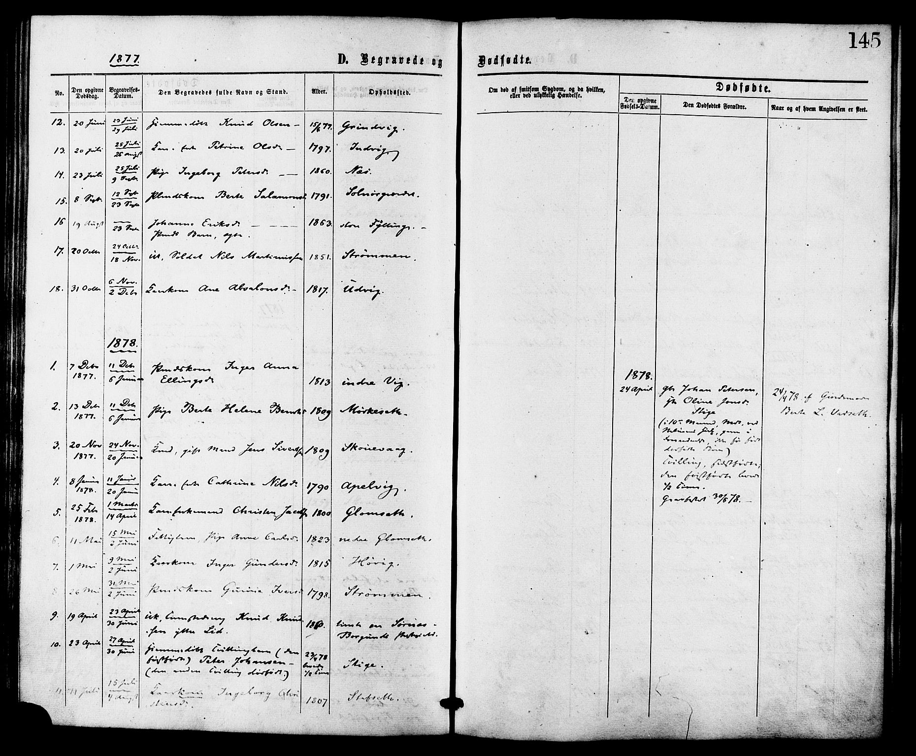 Ministerialprotokoller, klokkerbøker og fødselsregistre - Møre og Romsdal, AV/SAT-A-1454/524/L0355: Parish register (official) no. 524A07, 1864-1879, p. 145