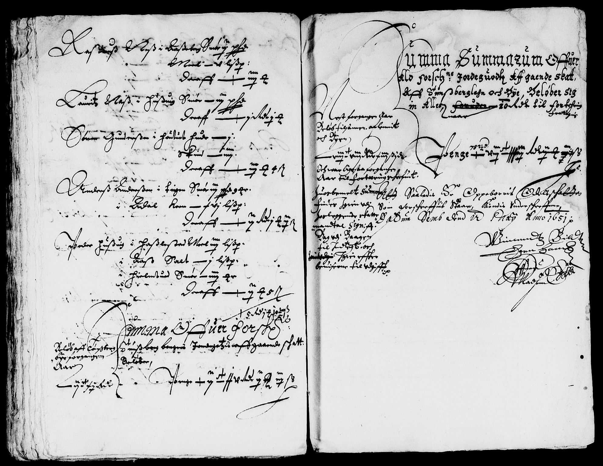 Rentekammeret inntil 1814, Reviderte regnskaper, Lensregnskaper, AV/RA-EA-5023/R/Rb/Rbo/L0030: Tønsberg len, 1650-1652