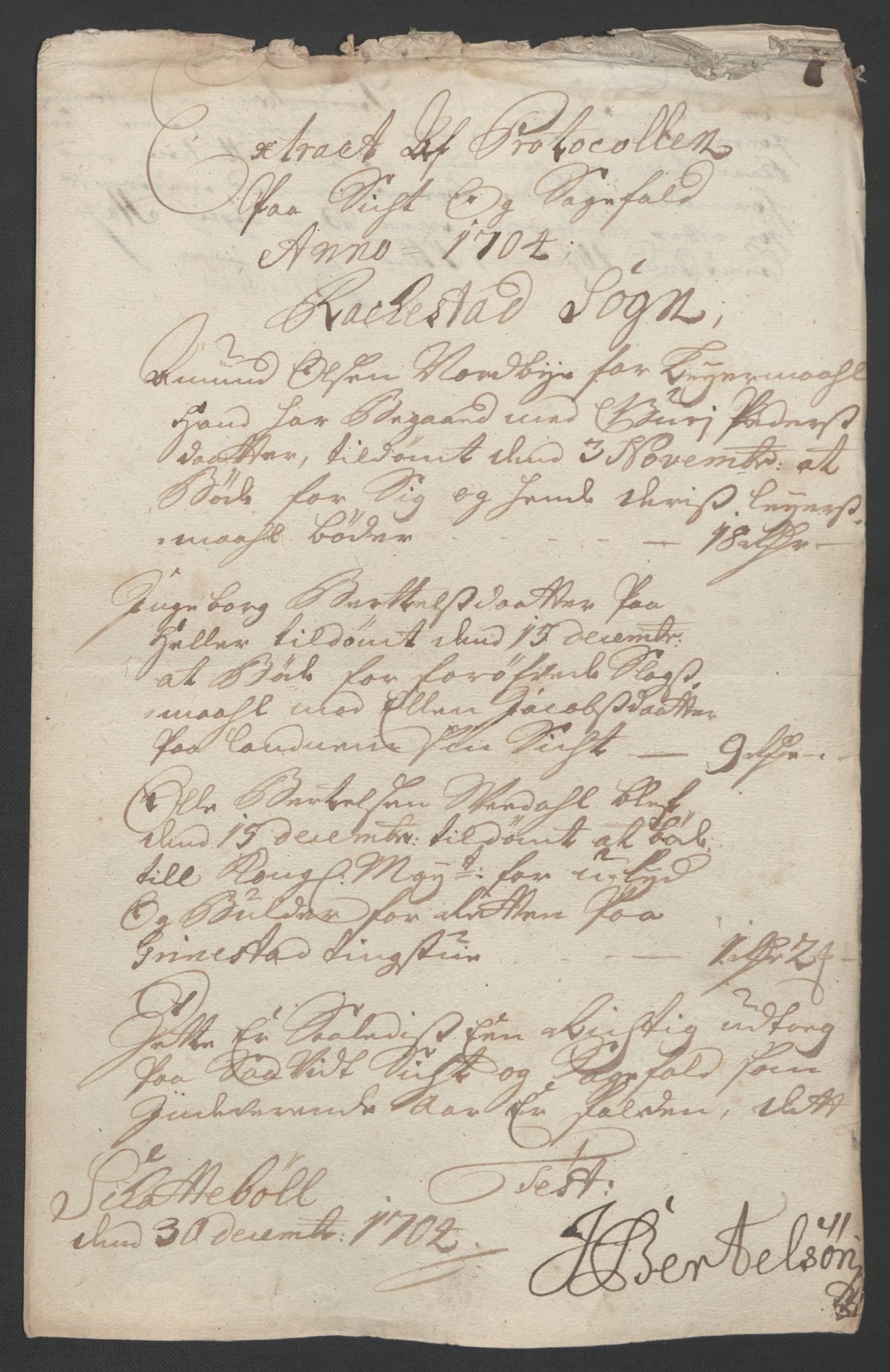 Rentekammeret inntil 1814, Reviderte regnskaper, Fogderegnskap, AV/RA-EA-4092/R07/L0296: Fogderegnskap Rakkestad, Heggen og Frøland, 1704, p. 33