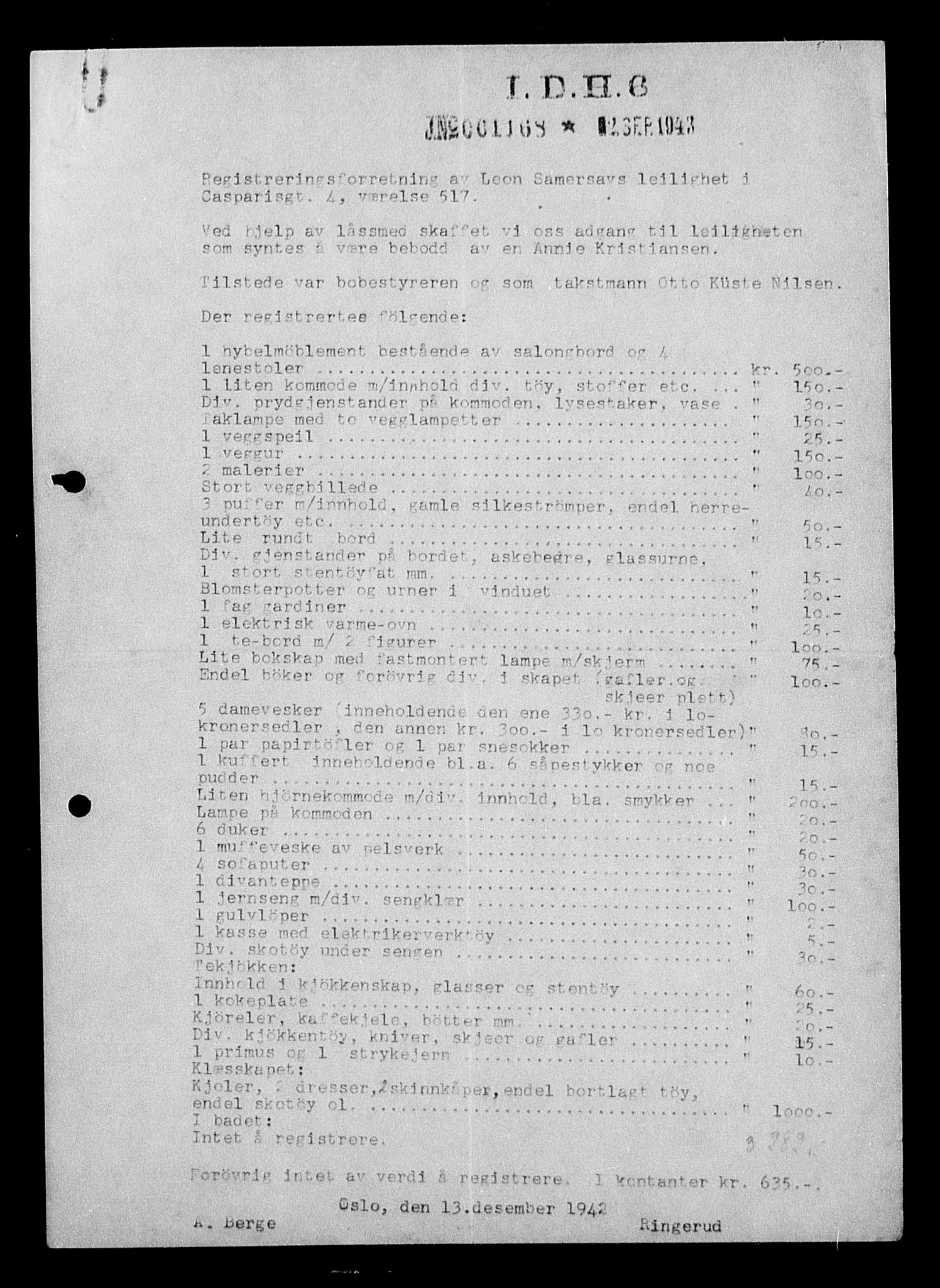 Justisdepartementet, Tilbakeføringskontoret for inndratte formuer, AV/RA-S-1564/H/Hc/Hcc/L0976: --, 1945-1947, p. 617