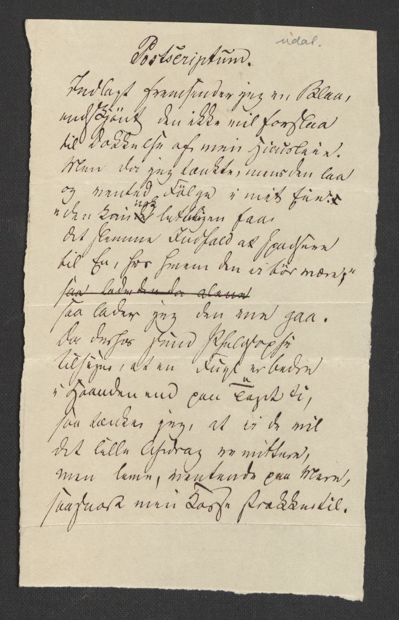 Botten-Hansen, Paul, AV/RA-PA-0017/F/L0001: Brev til Botten-Hansen, avsendere ordnet etter alfabetisk rekkefølge fra A-Ø, 1846-1866, p. 181