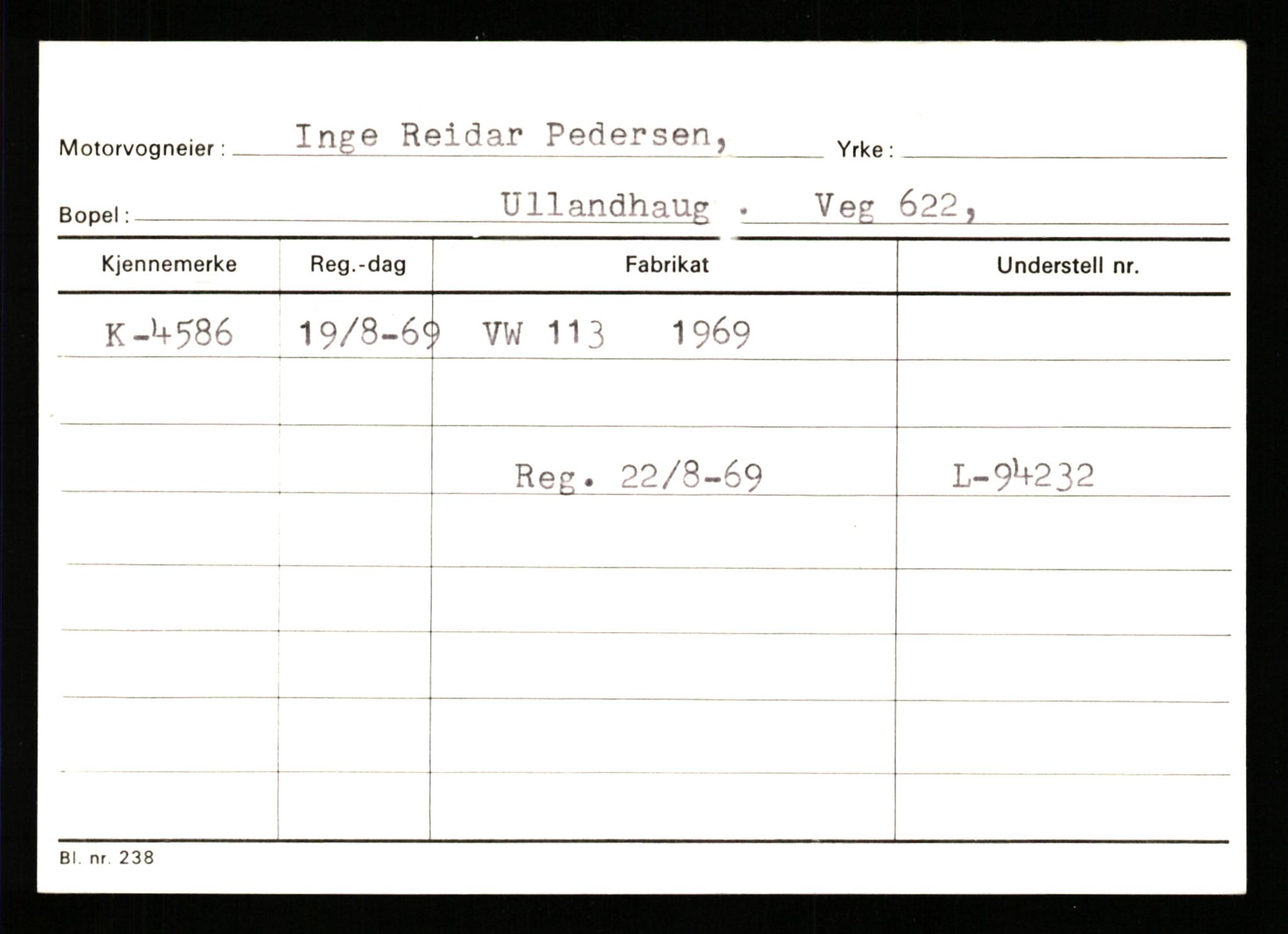 Stavanger trafikkstasjon, SAST/A-101942/0/G/L0001: Registreringsnummer: 0 - 5782, 1930-1971, p. 2789