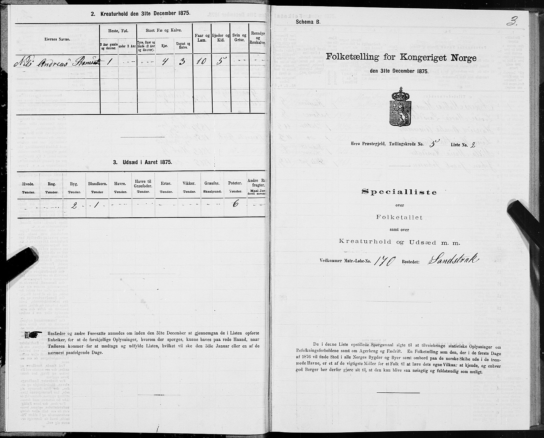 SAT, 1875 census for 1818P Herøy, 1875, p. 4003