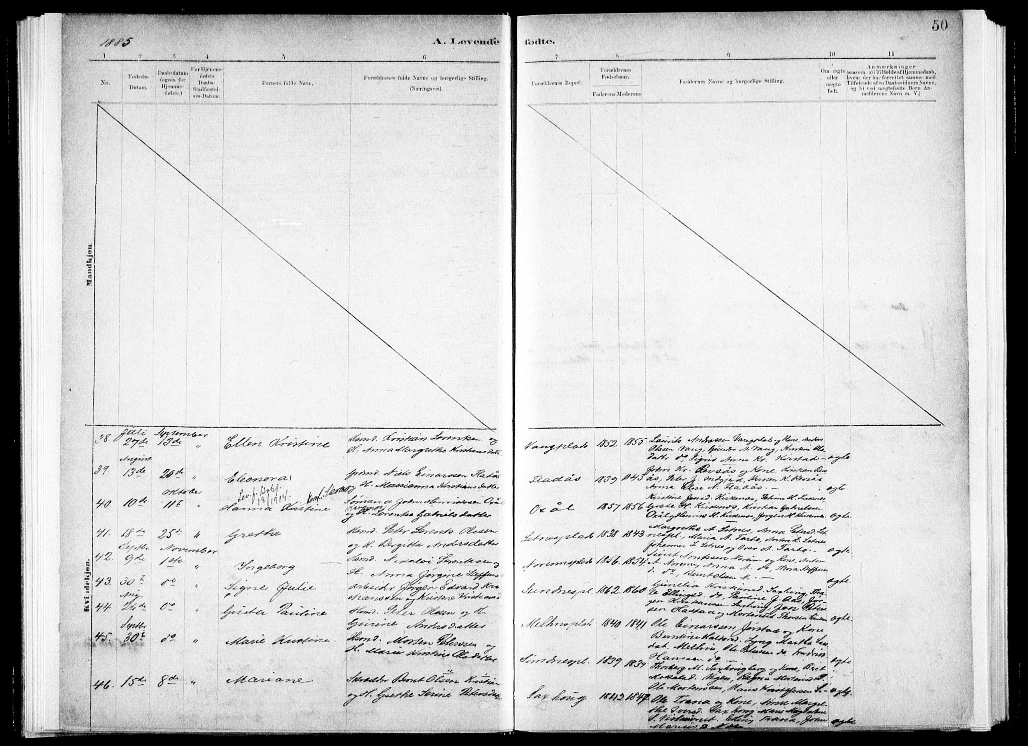 Ministerialprotokoller, klokkerbøker og fødselsregistre - Nord-Trøndelag, SAT/A-1458/730/L0285: Parish register (official) no. 730A10, 1879-1914, p. 50