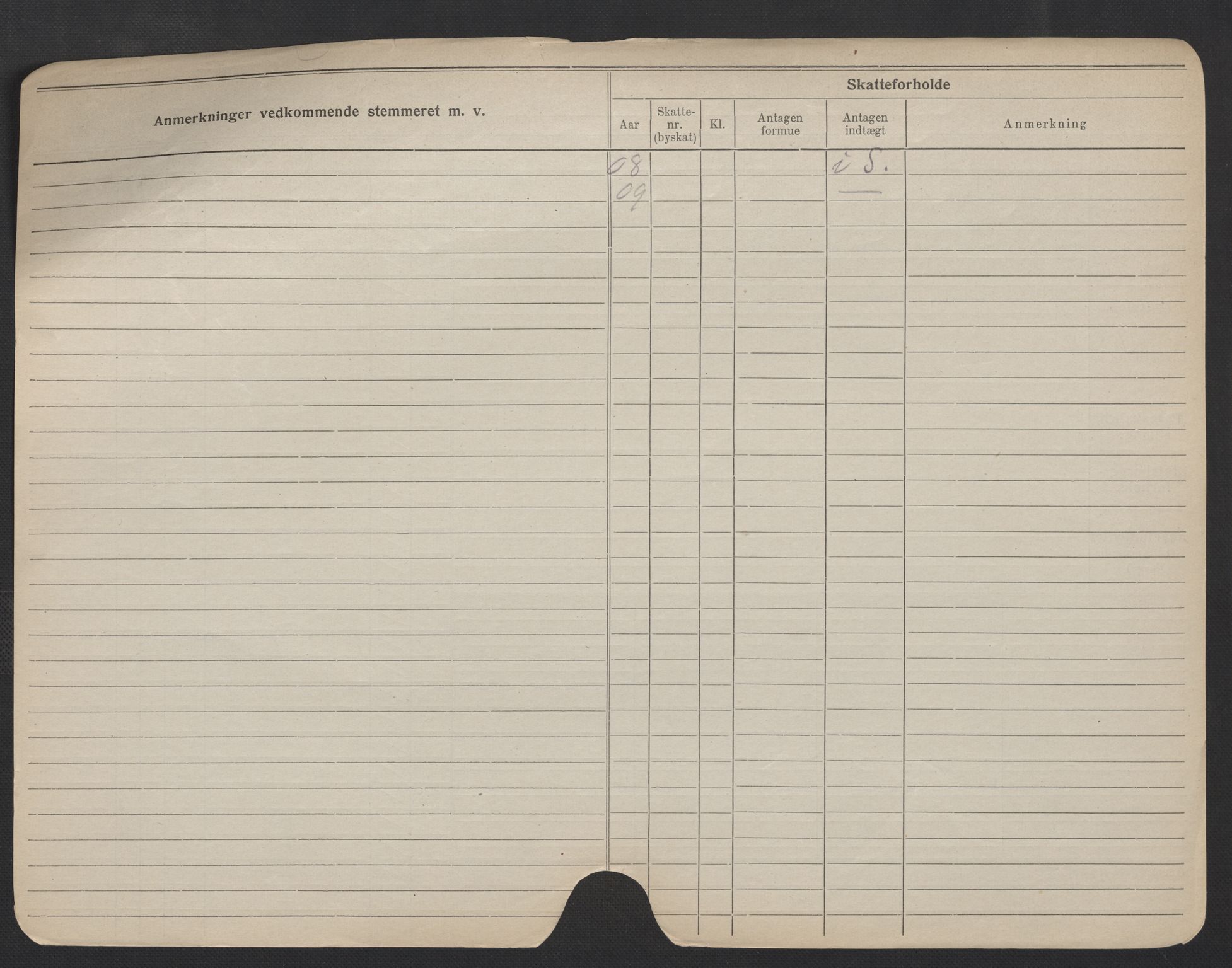 Oslo folkeregister, Registerkort, AV/SAO-A-11715/F/Fa/Fac/L0006: Menn, 1906-1914, p. 99b