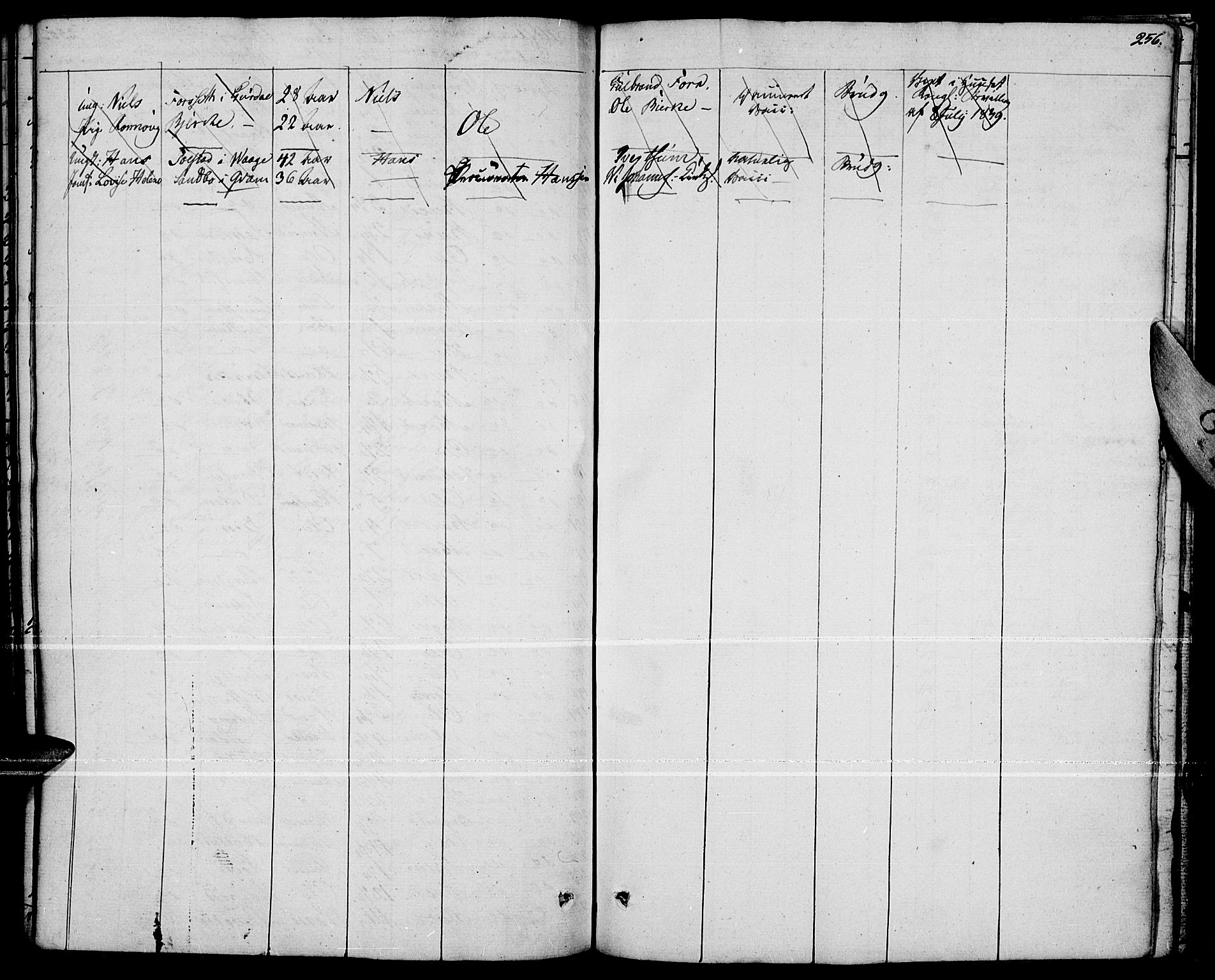 Fron prestekontor, AV/SAH-PREST-078/H/Ha/Haa/L0003: Parish register (official) no. 3, 1828-1838, p. 256