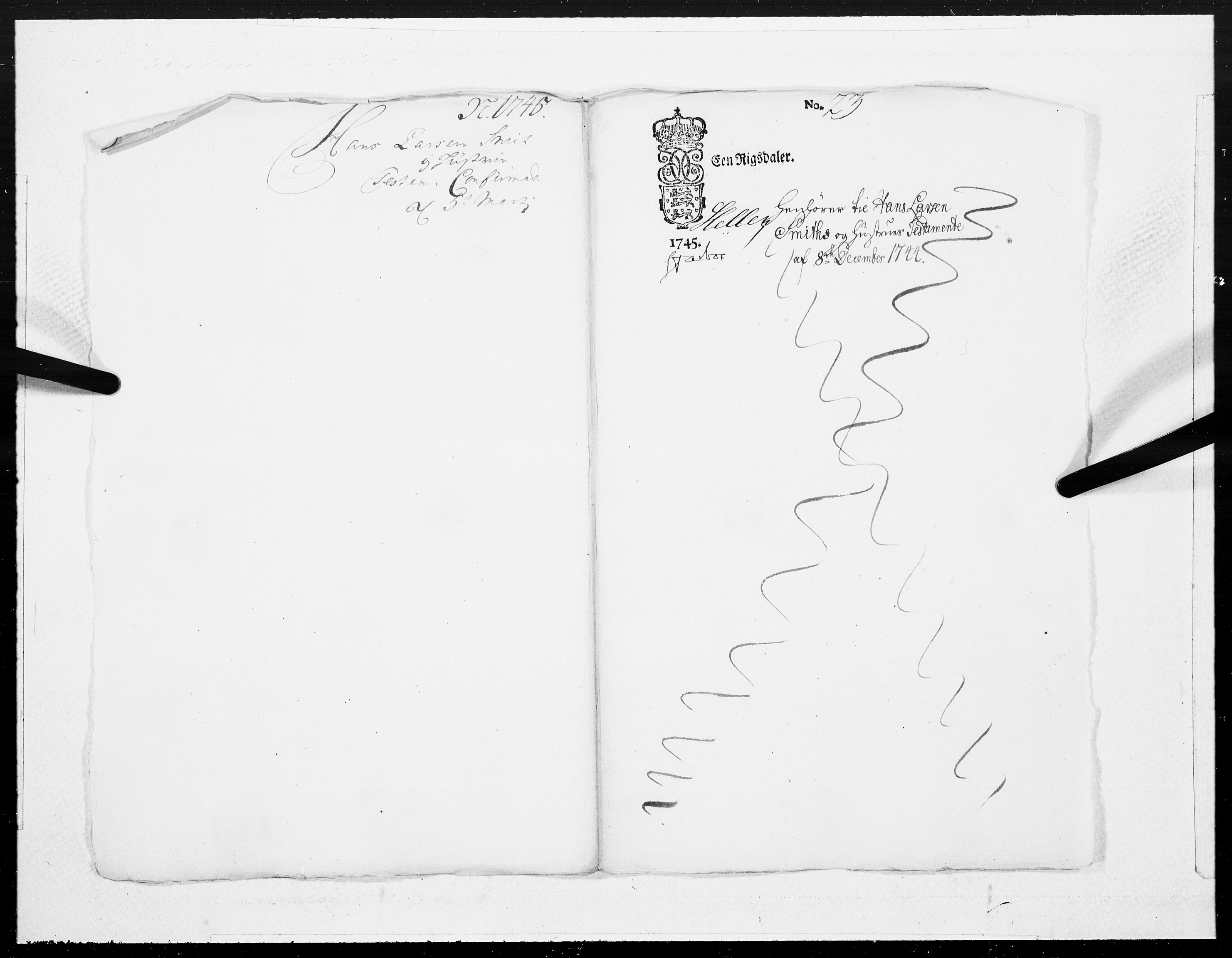 Danske Kanselli 1572-1799, AV/RA-EA-3023/F/Fc/Fcc/Fcca/L0141: Norske innlegg 1572-1799, 1745, p. 305