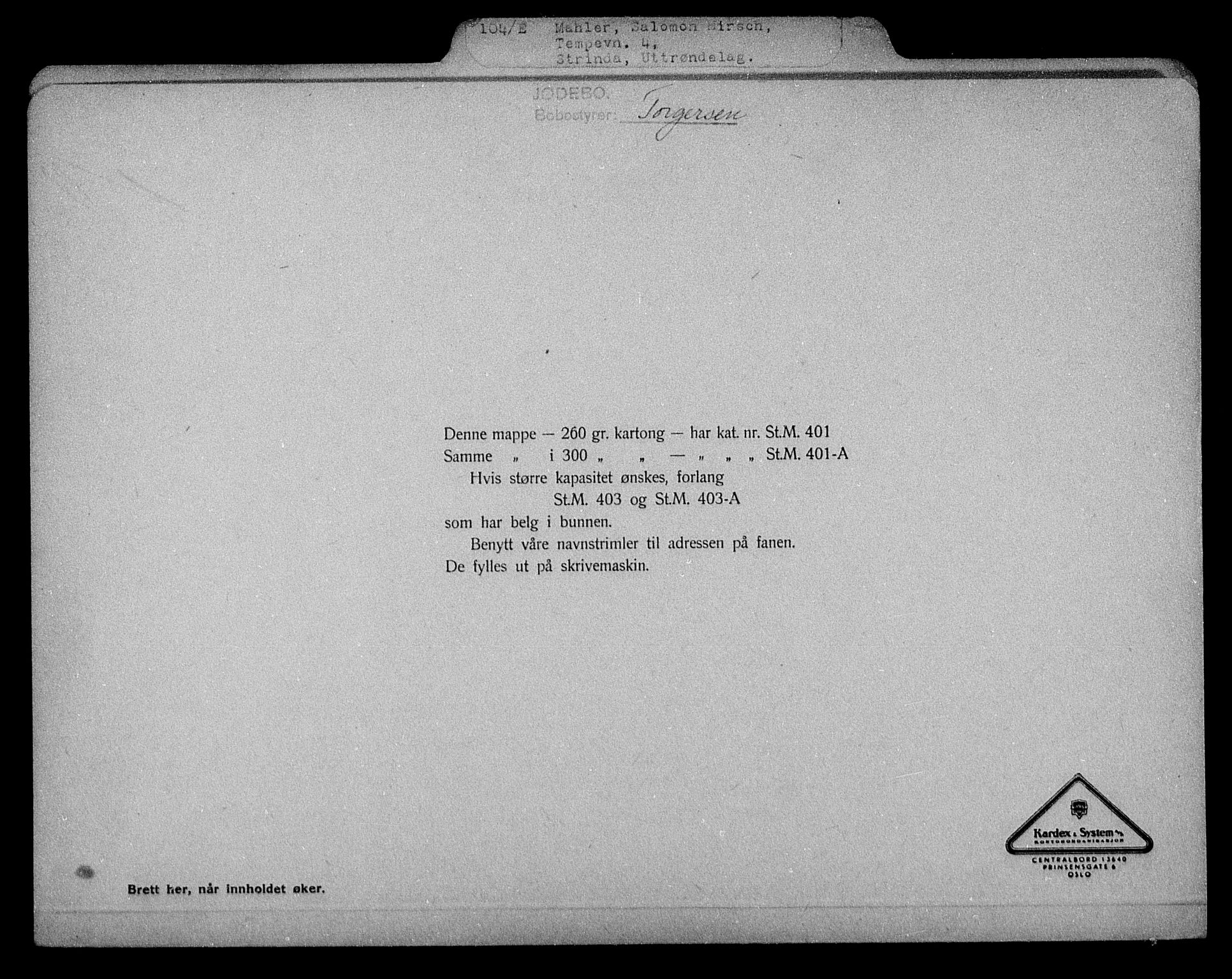 Justisdepartementet, Tilbakeføringskontoret for inndratte formuer, AV/RA-S-1564/H/Hc/Hca/L0903: --, 1945-1947, p. 393