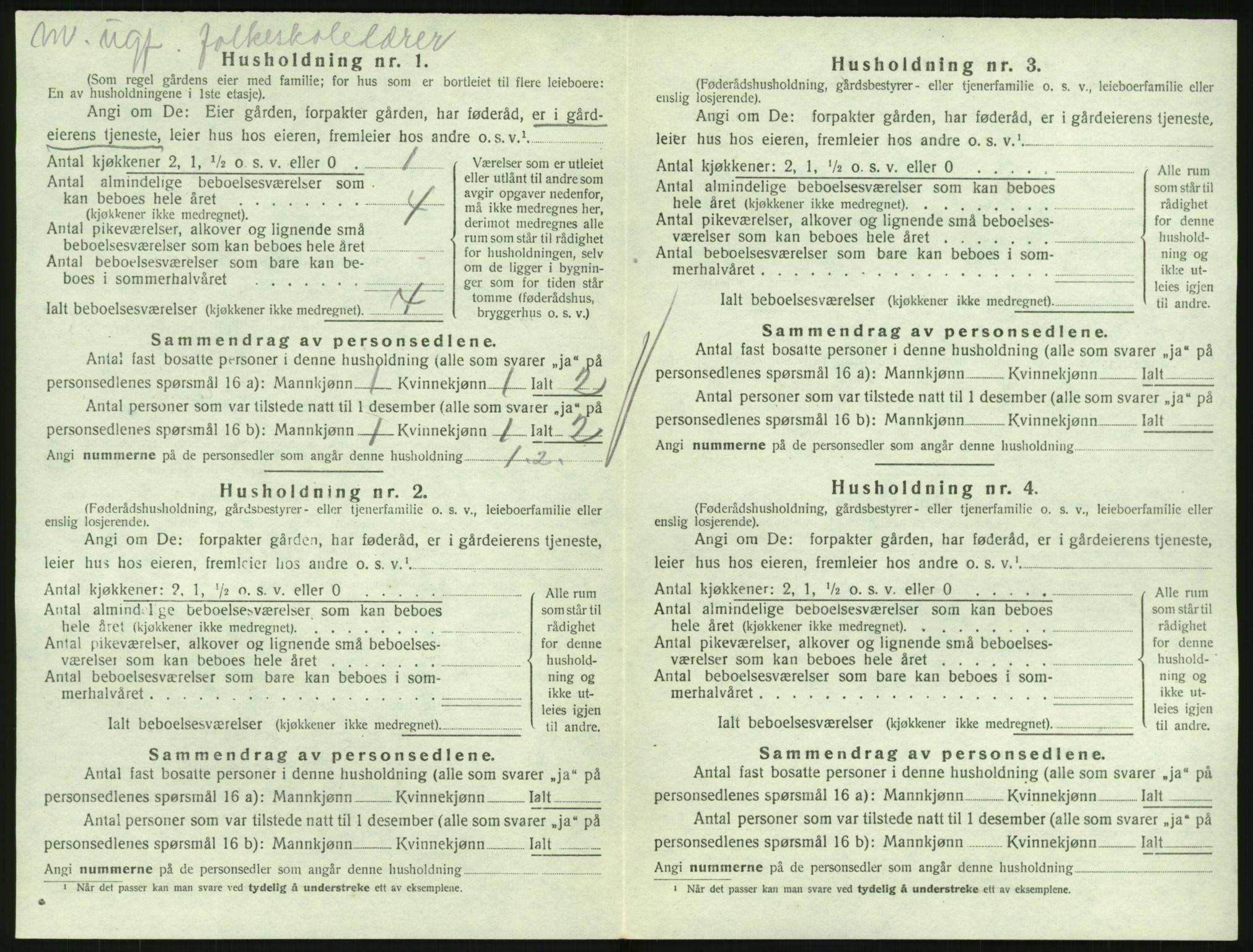 SAKO, 1920 census for Hedrum, 1920, p. 1428