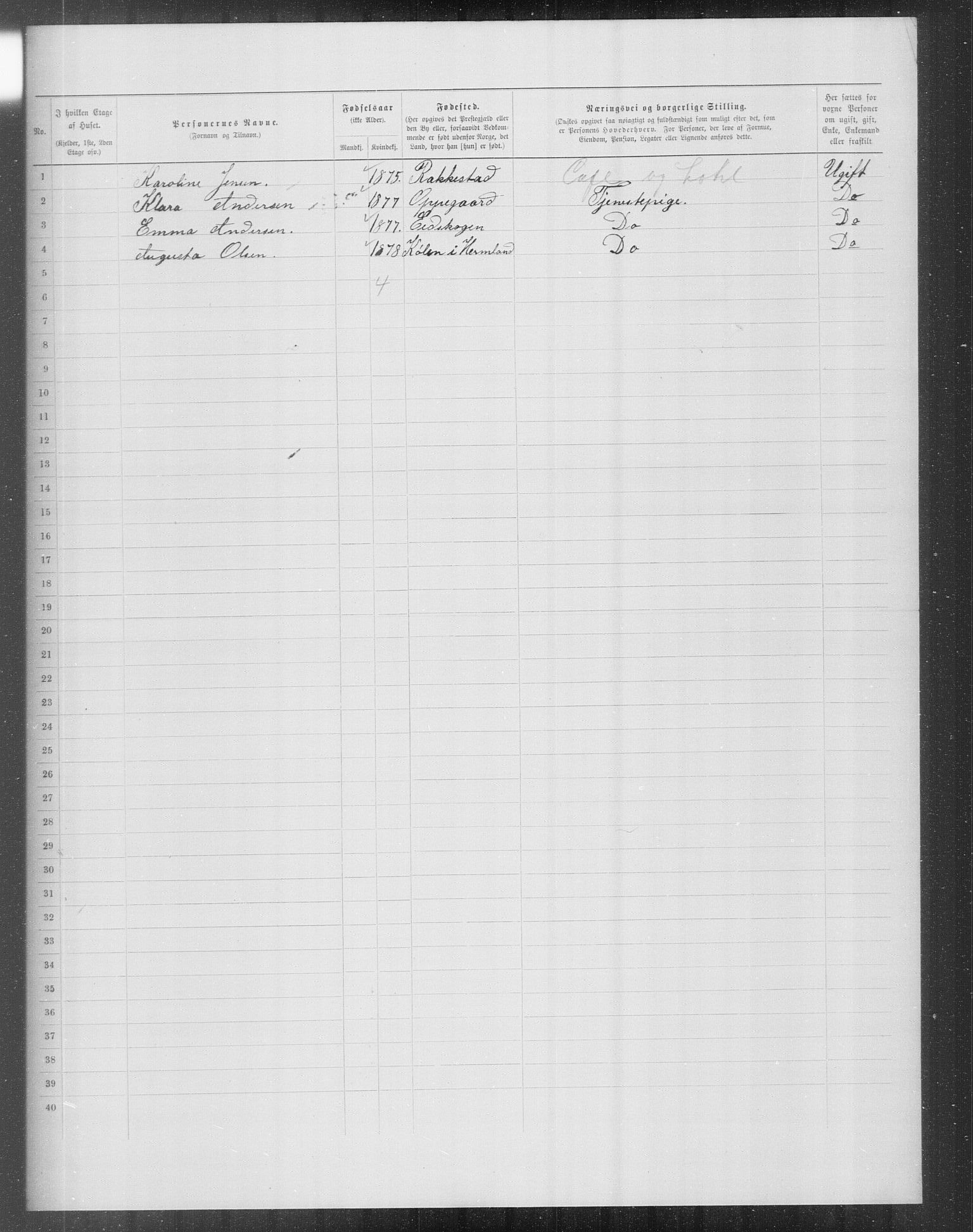 OBA, Municipal Census 1899 for Kristiania, 1899, p. 14679