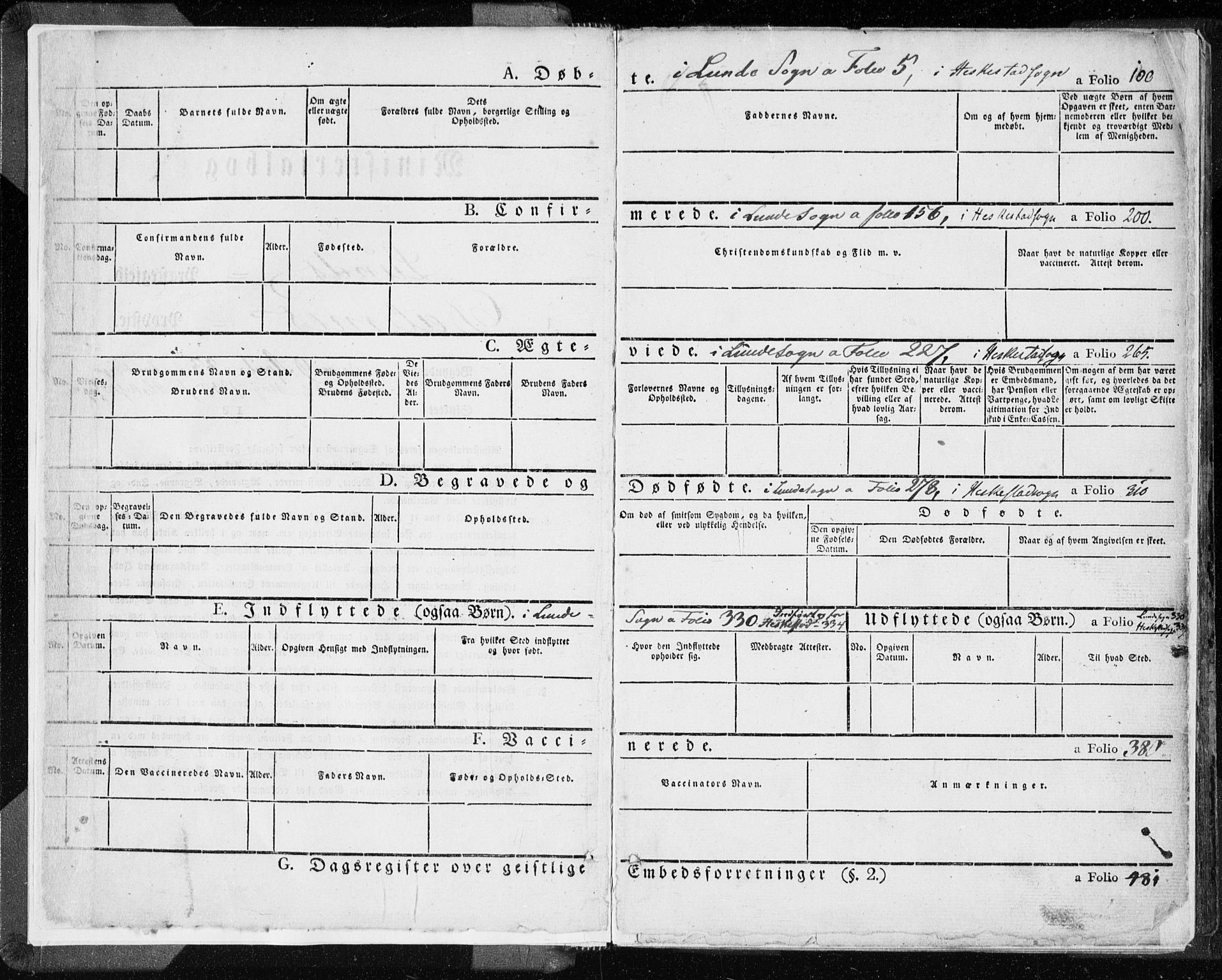 Lund sokneprestkontor, AV/SAST-A-101809/S06/L0007: Parish register (official) no. A 7.1, 1833-1854