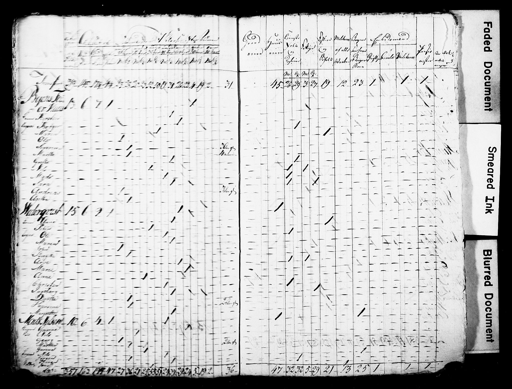 LOK, Census 1815 for Skien, 1815, p. 47