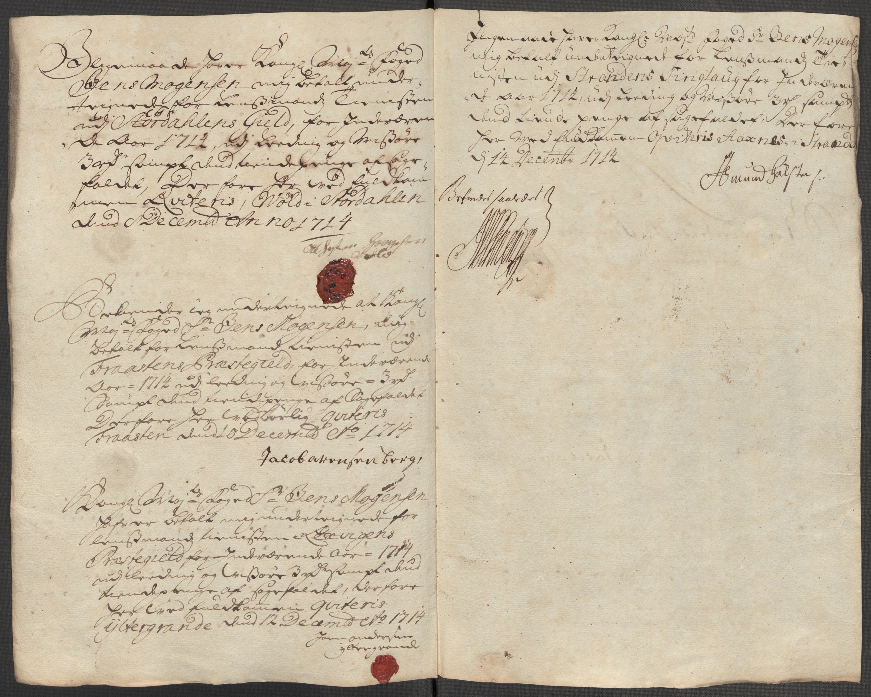 Rentekammeret inntil 1814, Reviderte regnskaper, Fogderegnskap, AV/RA-EA-4092/R62/L4204: Fogderegnskap Stjørdal og Verdal, 1714, p. 269