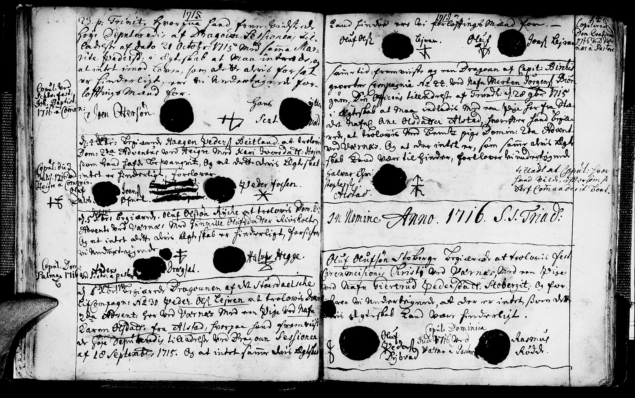 Ministerialprotokoller, klokkerbøker og fødselsregistre - Nord-Trøndelag, SAT/A-1458/709/L0053: Parish register (official) no. 709A01, 1714-1729, p. 14