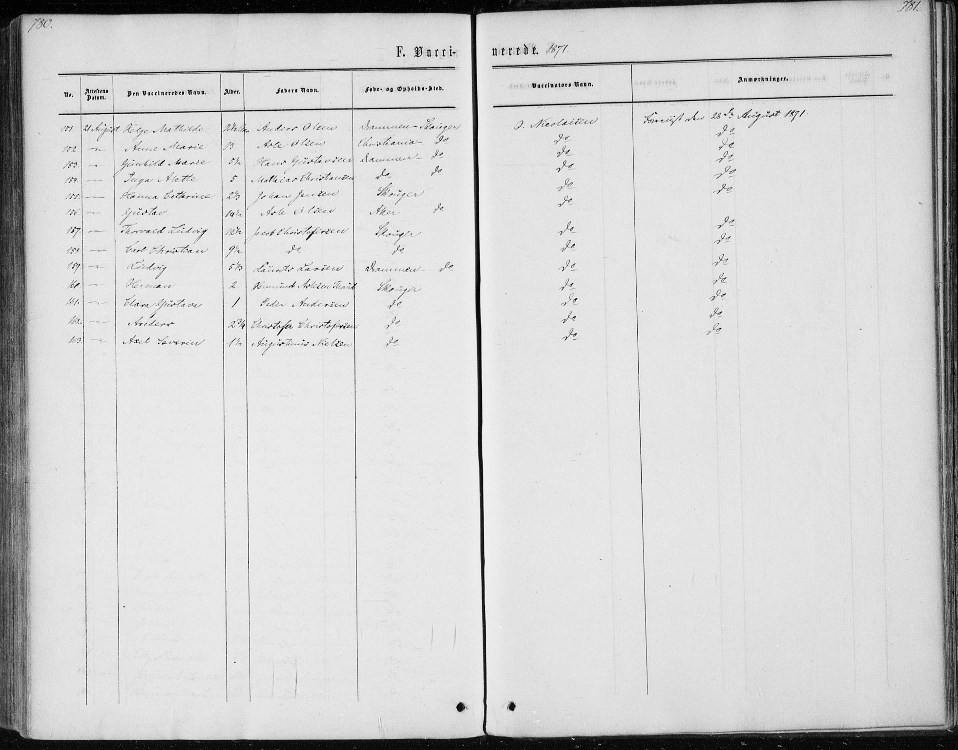 Skoger kirkebøker, AV/SAKO-A-59/F/Fa/L0004: Parish register (official) no. I 4, 1862-1872, p. 780-781