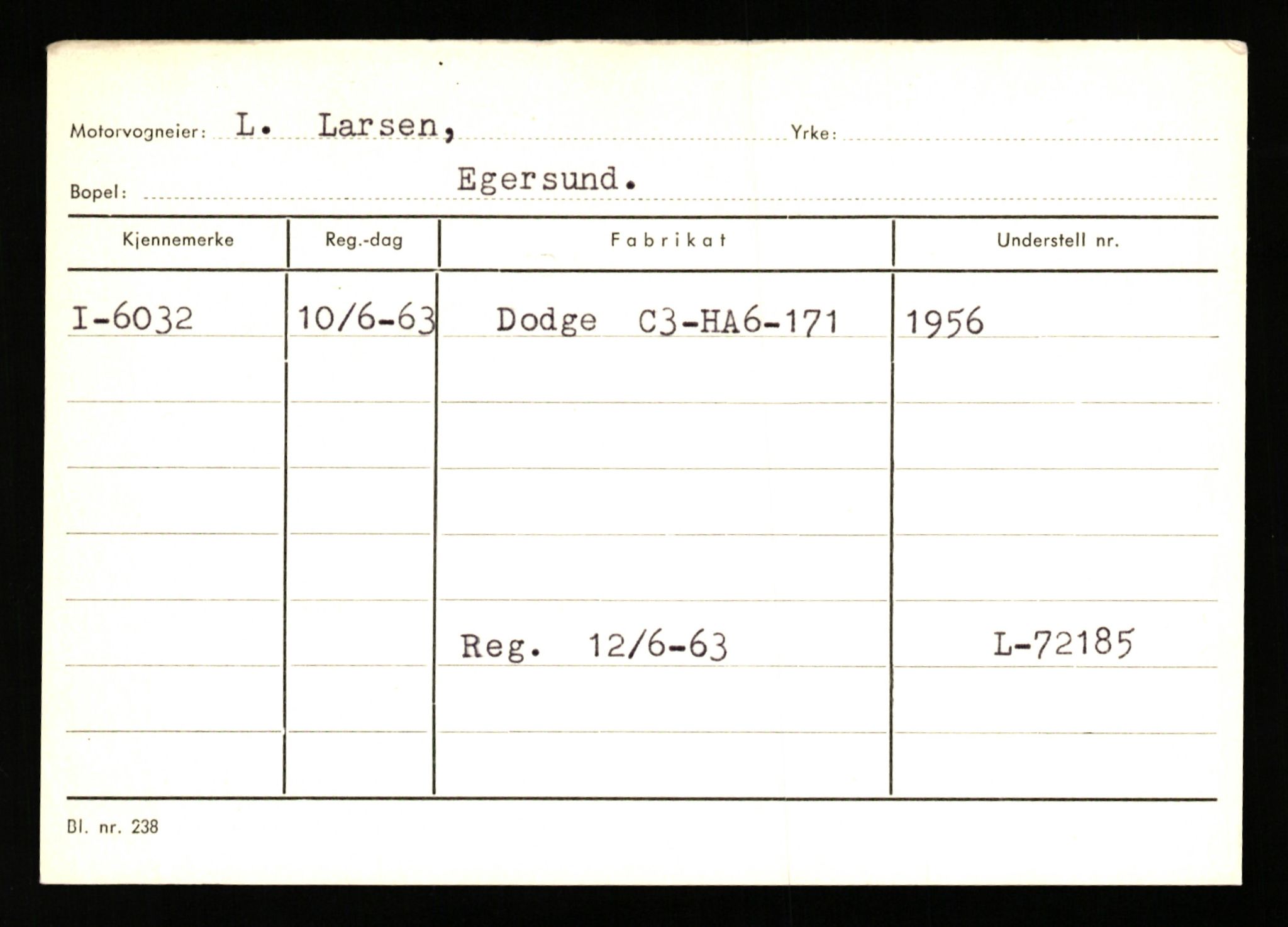 Stavanger trafikkstasjon, AV/SAST-A-101942/0/G/L0002: Registreringsnummer: 5791 - 10405, 1930-1971, p. 119