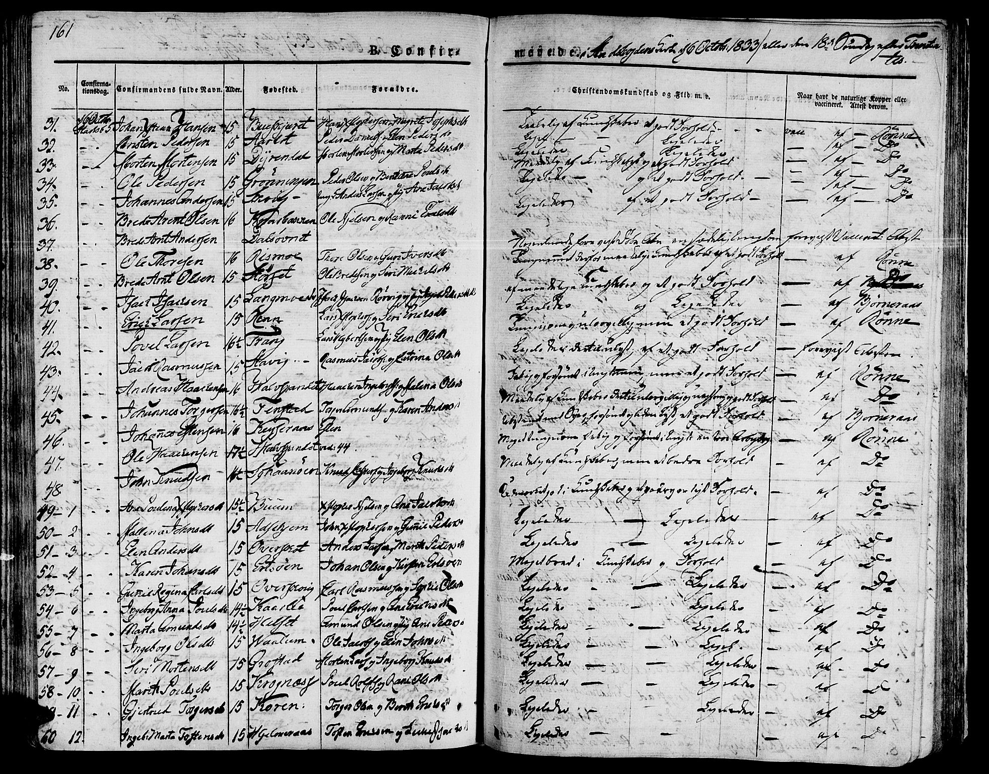Ministerialprotokoller, klokkerbøker og fødselsregistre - Sør-Trøndelag, SAT/A-1456/646/L0609: Parish register (official) no. 646A07, 1826-1838, p. 161