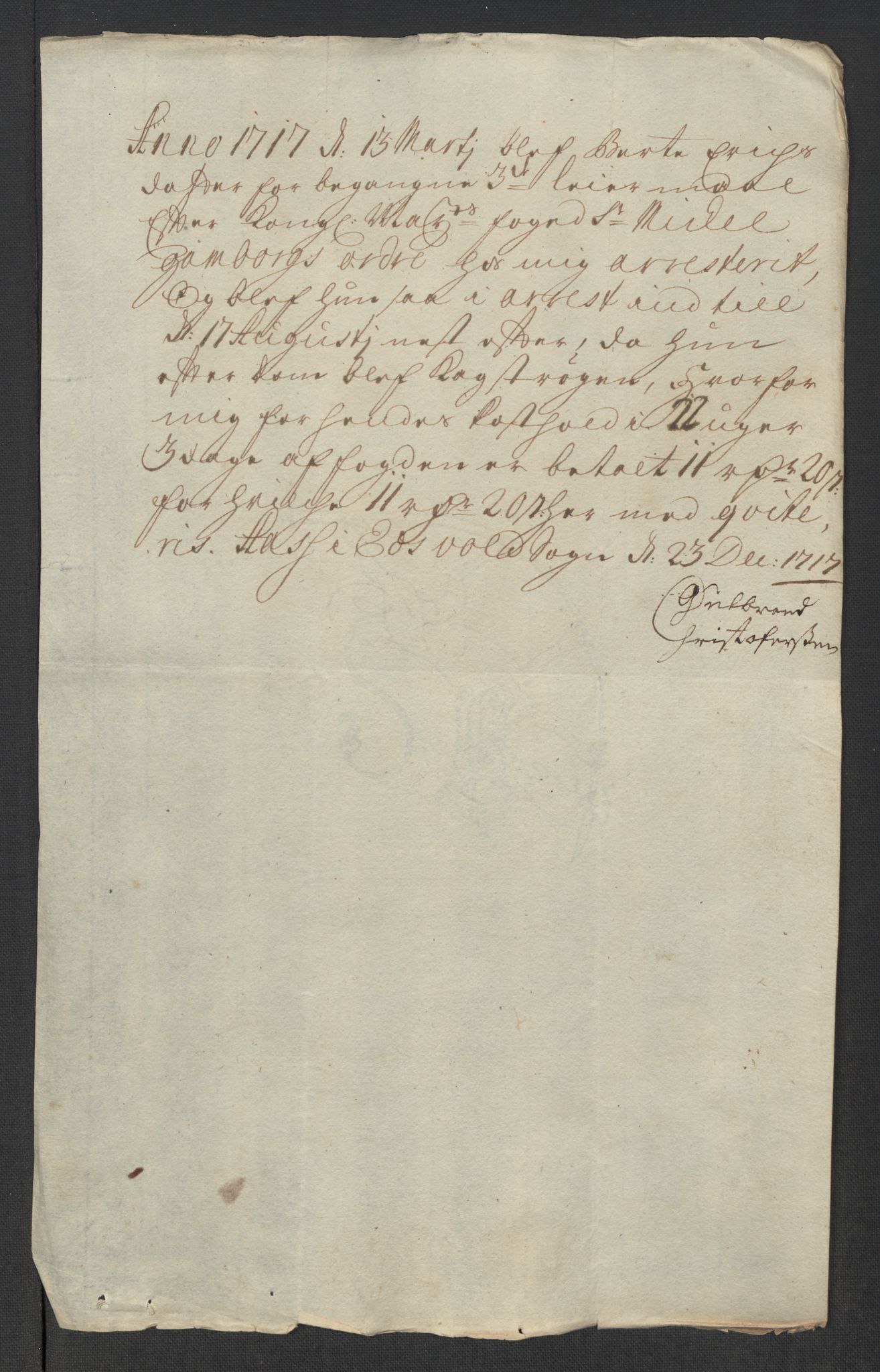 Rentekammeret inntil 1814, Reviderte regnskaper, Fogderegnskap, AV/RA-EA-4092/R12/L0726: Fogderegnskap Øvre Romerike, 1717, p. 308