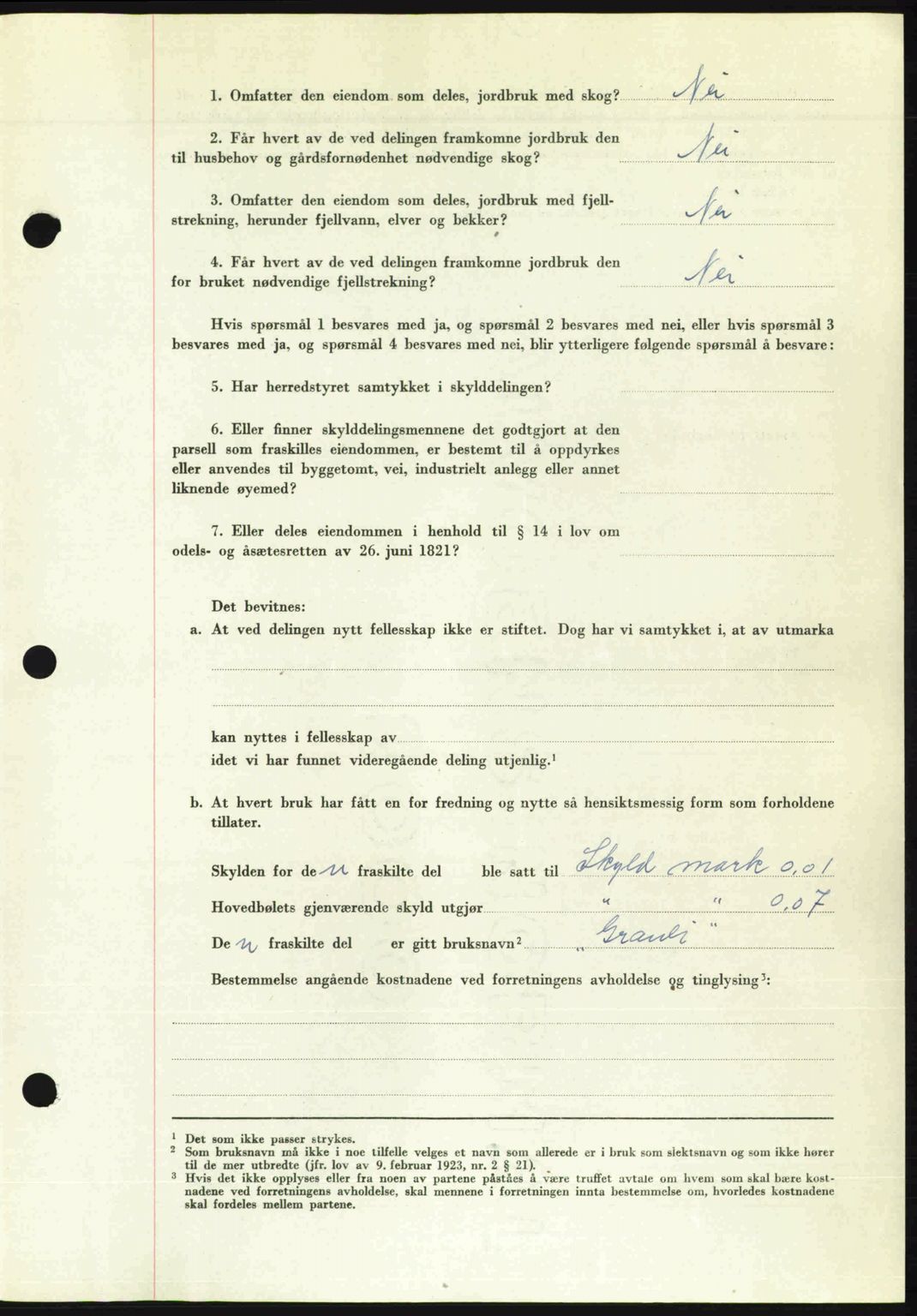 Romsdal sorenskriveri, SAT/A-4149/1/2/2C: Mortgage book no. A24, 1947-1947, Diary no: : 2447/1947