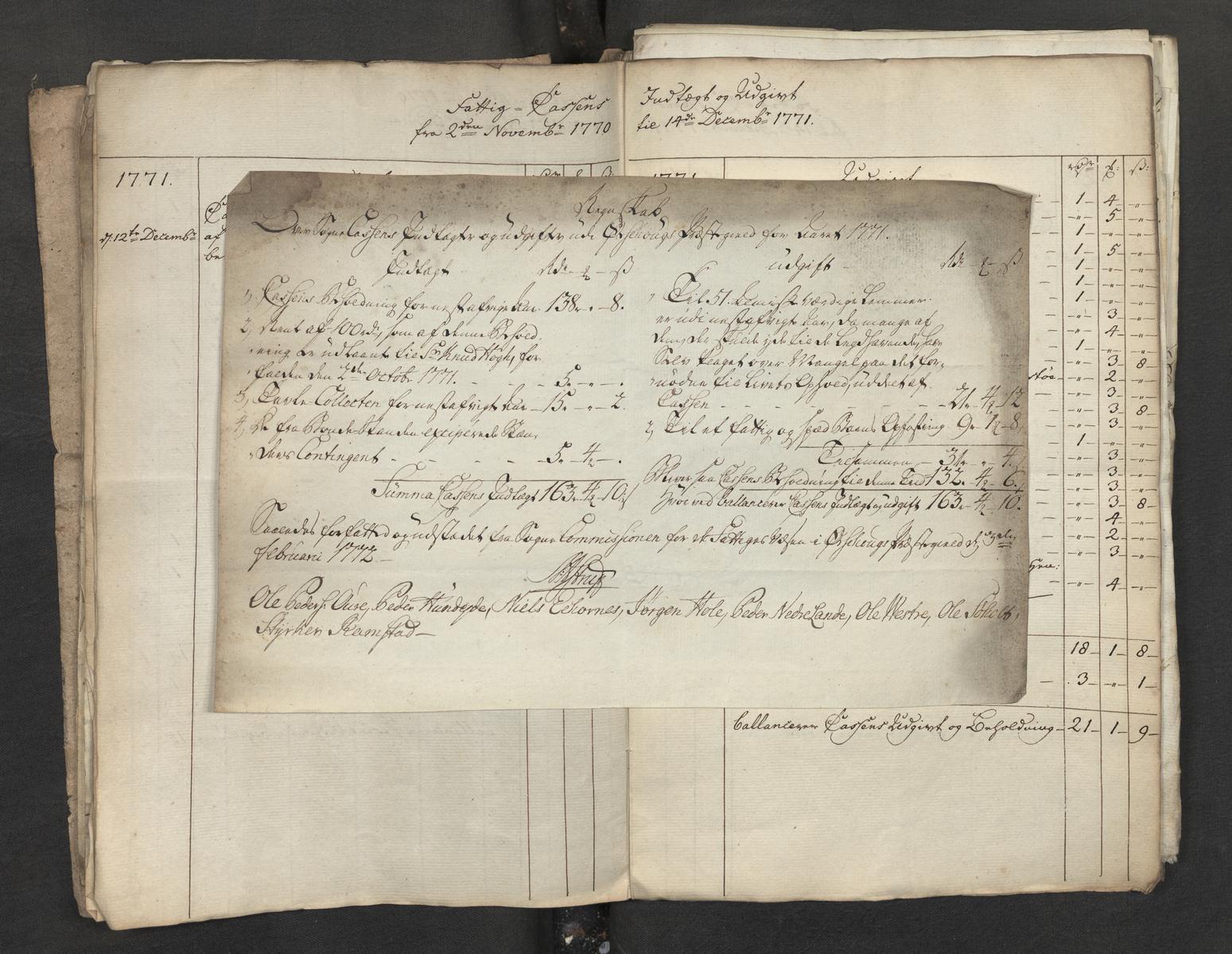 Overfattigkommisjonen i Bergen, AV/SAB-A-89001/H/L0098: Sognekommisjonens regnskaper, 1756-1798, p. 22