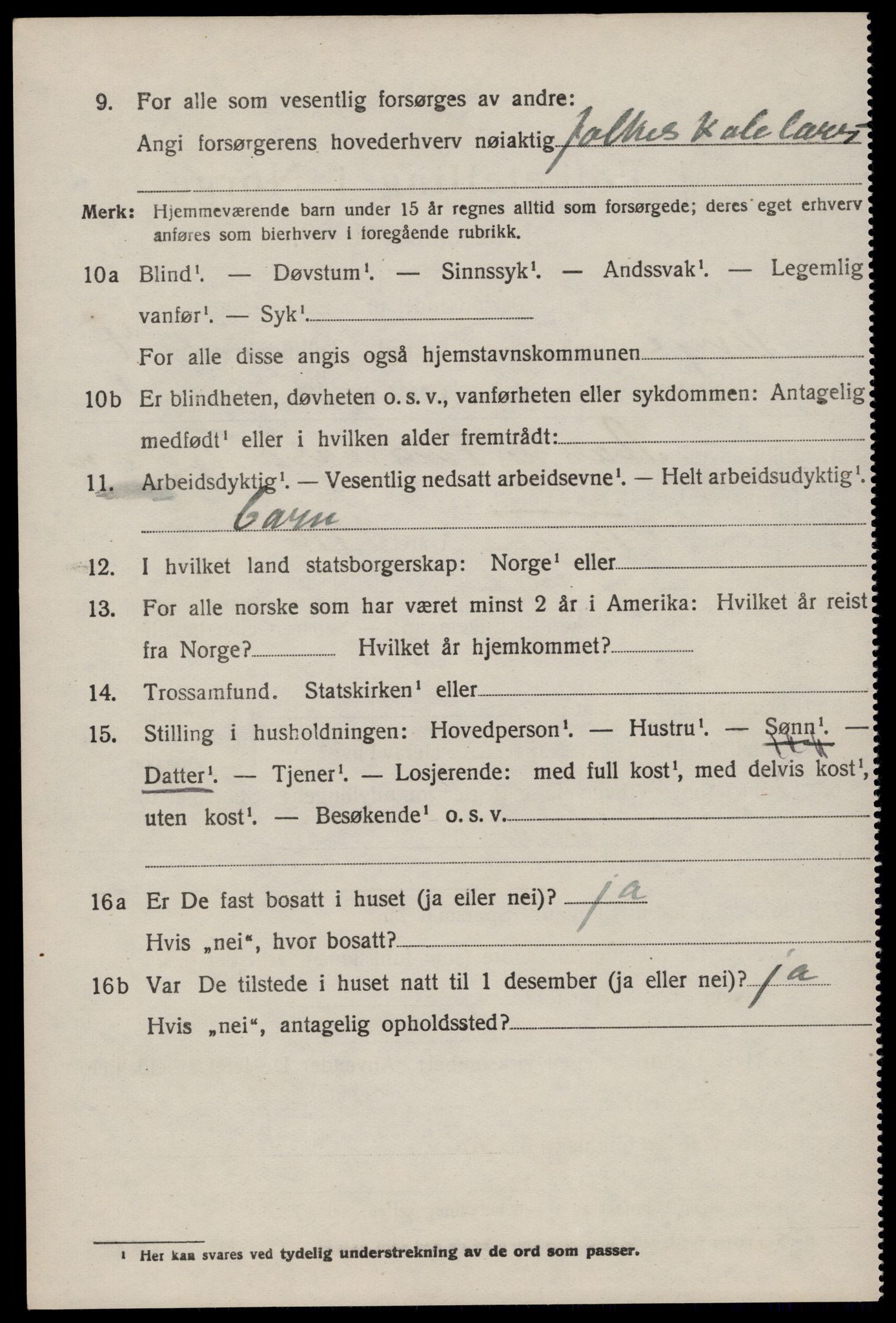 SAKO, 1920 census for Vinje, 1920, p. 1604